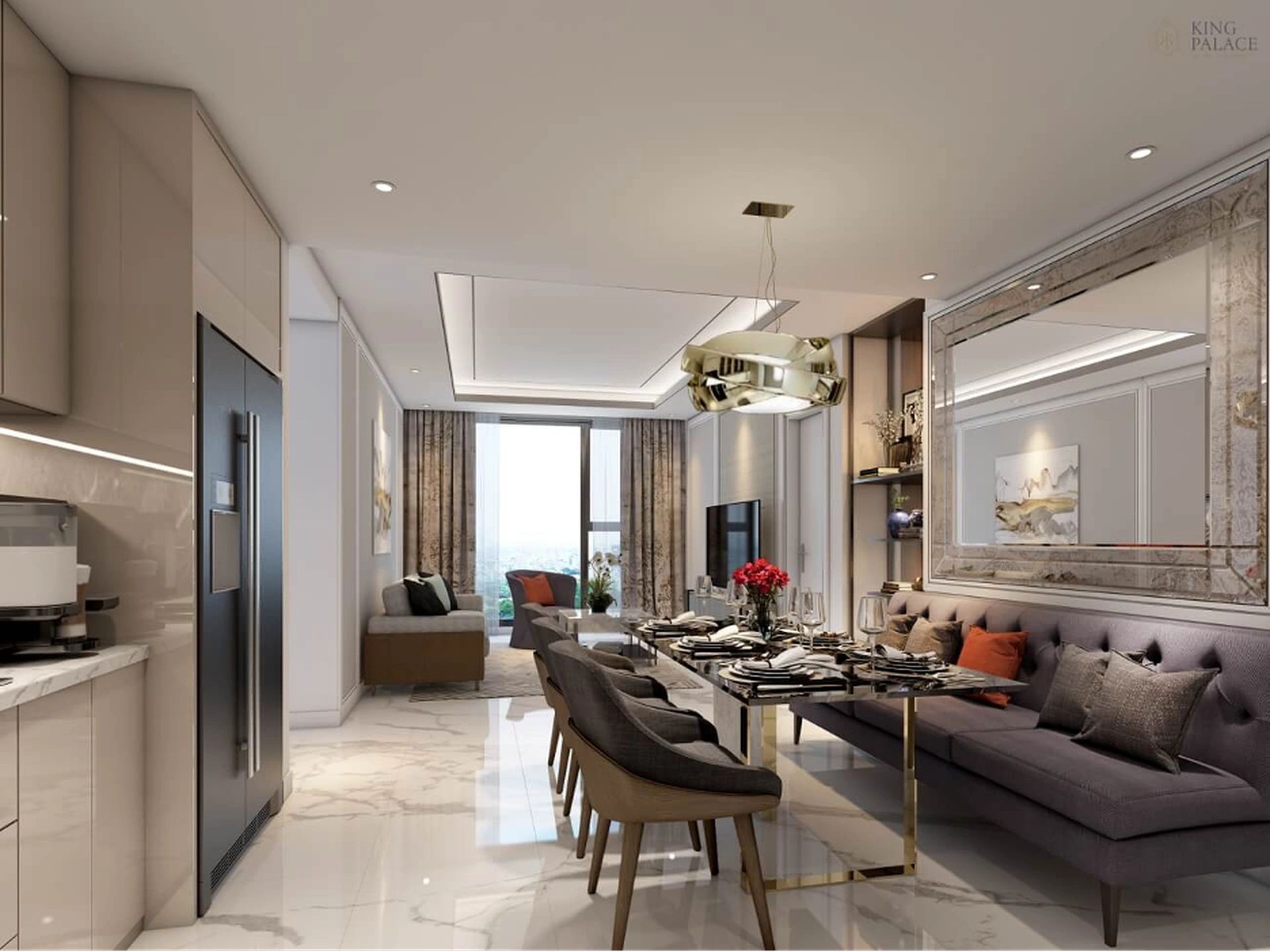 Căn 2PN 3PN 5PN chung cư King Palace quận Thanh Xuân có diện tích bao nhiêu?