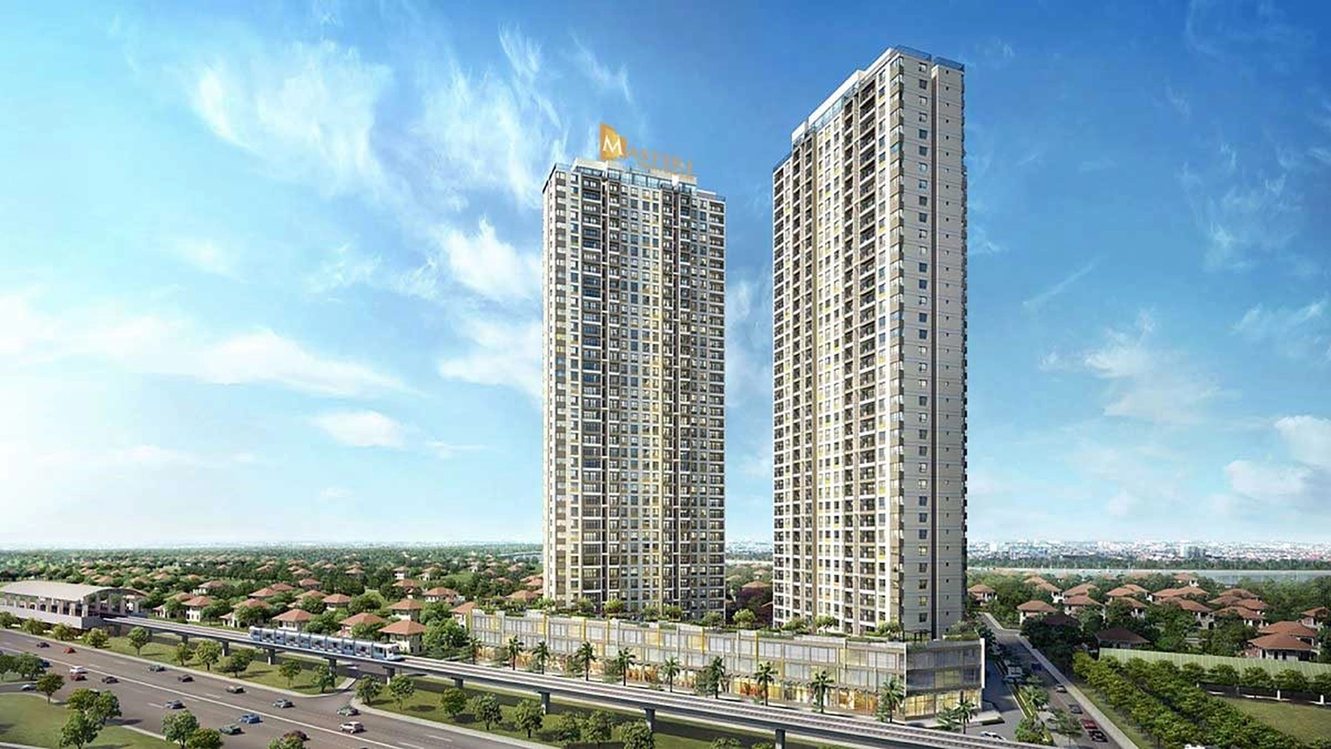 Lumière Riverside có tổng cộng bao nhiêu tòa tháp?