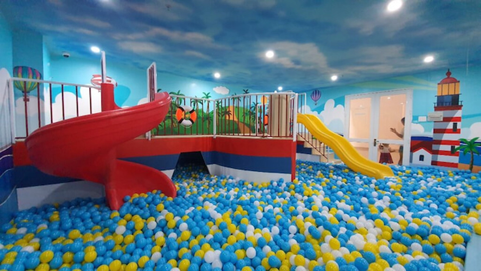 Khám phá khu vui chơi trẻ em Kids Land tại Chung cư Bông Sao B1 quận 8