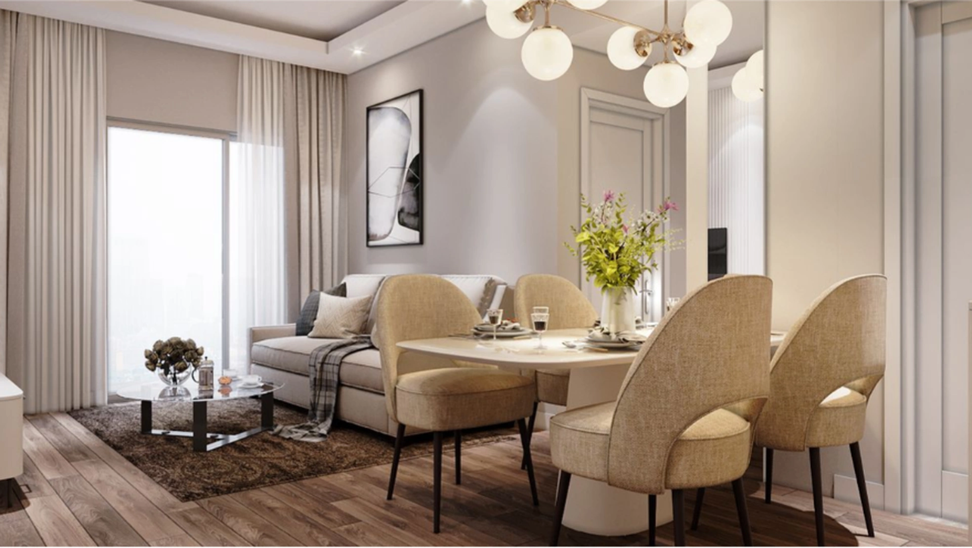 Căn 2PN, 3PN ở chung cư Bình Minh Garden quận Long Biên có diện tích thế nào?