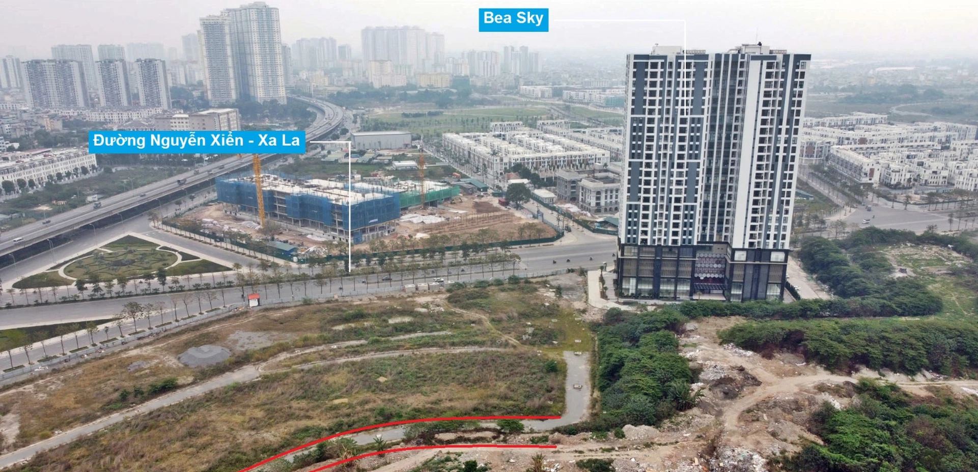 Quy mô và mật độ xây dựng chung cư Bea Sky Tower quận Hoàng Mai như thế nào?