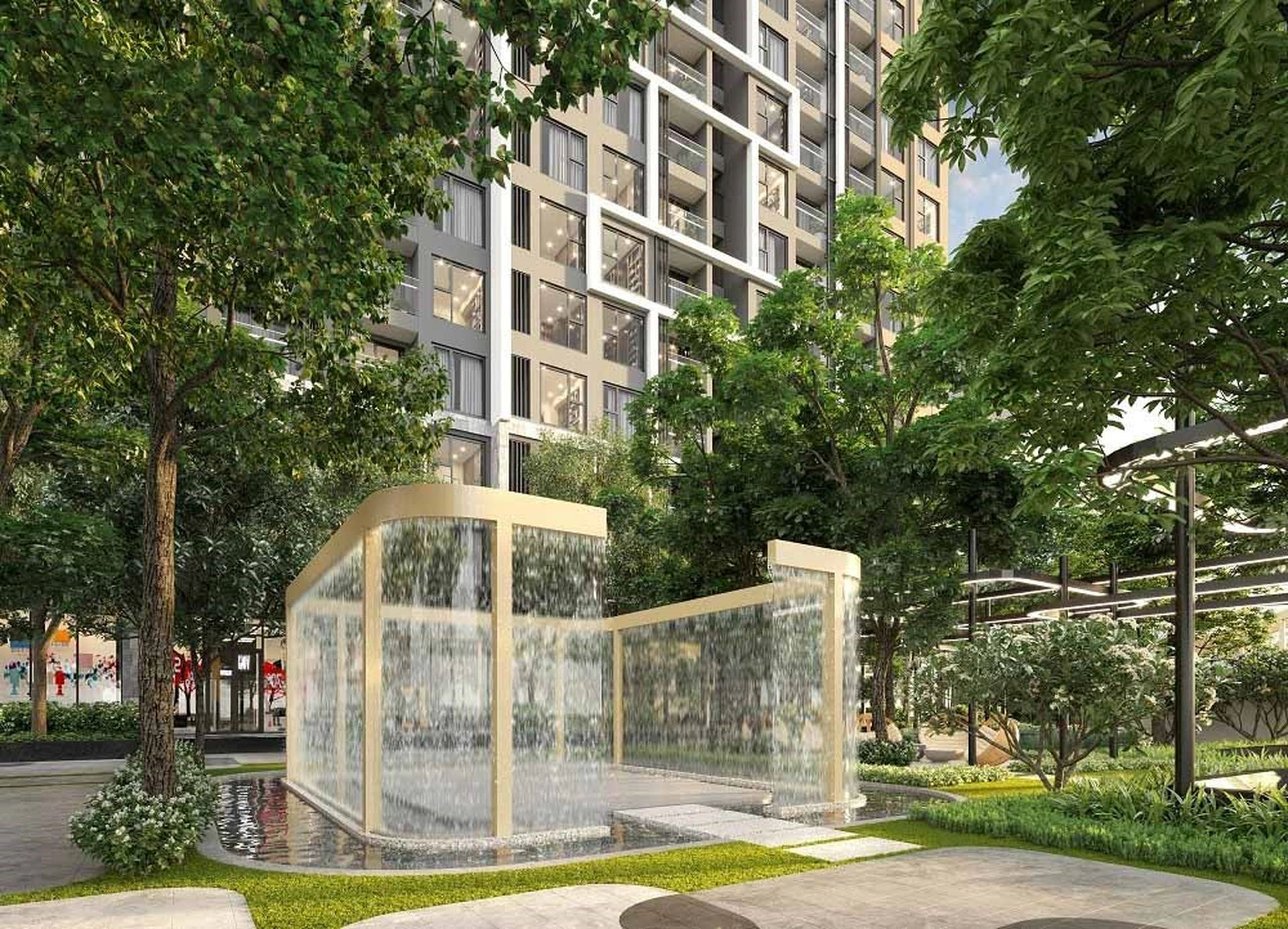 Tận hưởng bầu không khí trong lành tại vườn xanh Masteri West Heights