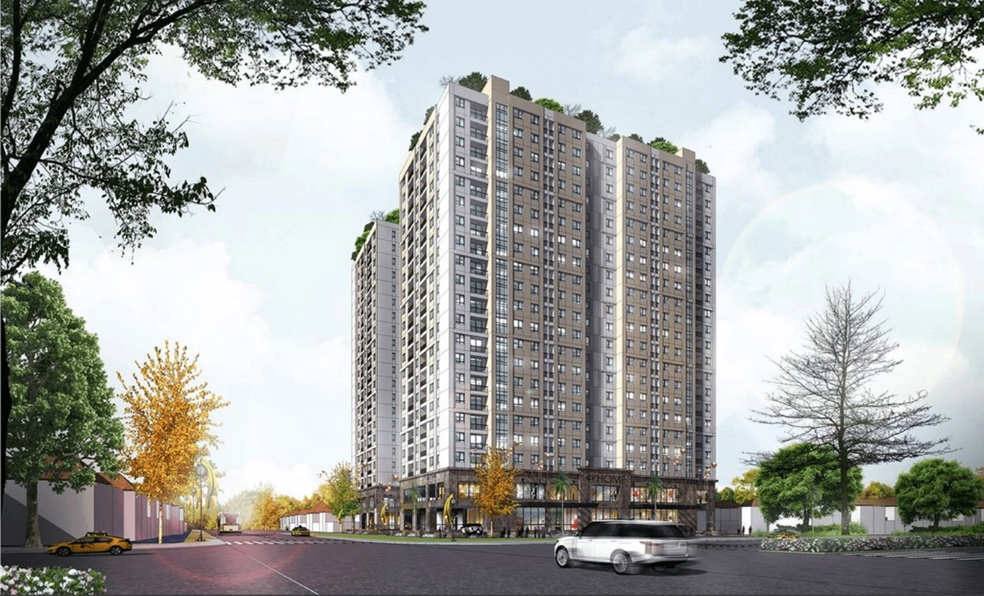 Quy mô và mật độ xây dựng chung cư @Home quận Hoàng Mai như thế nào?