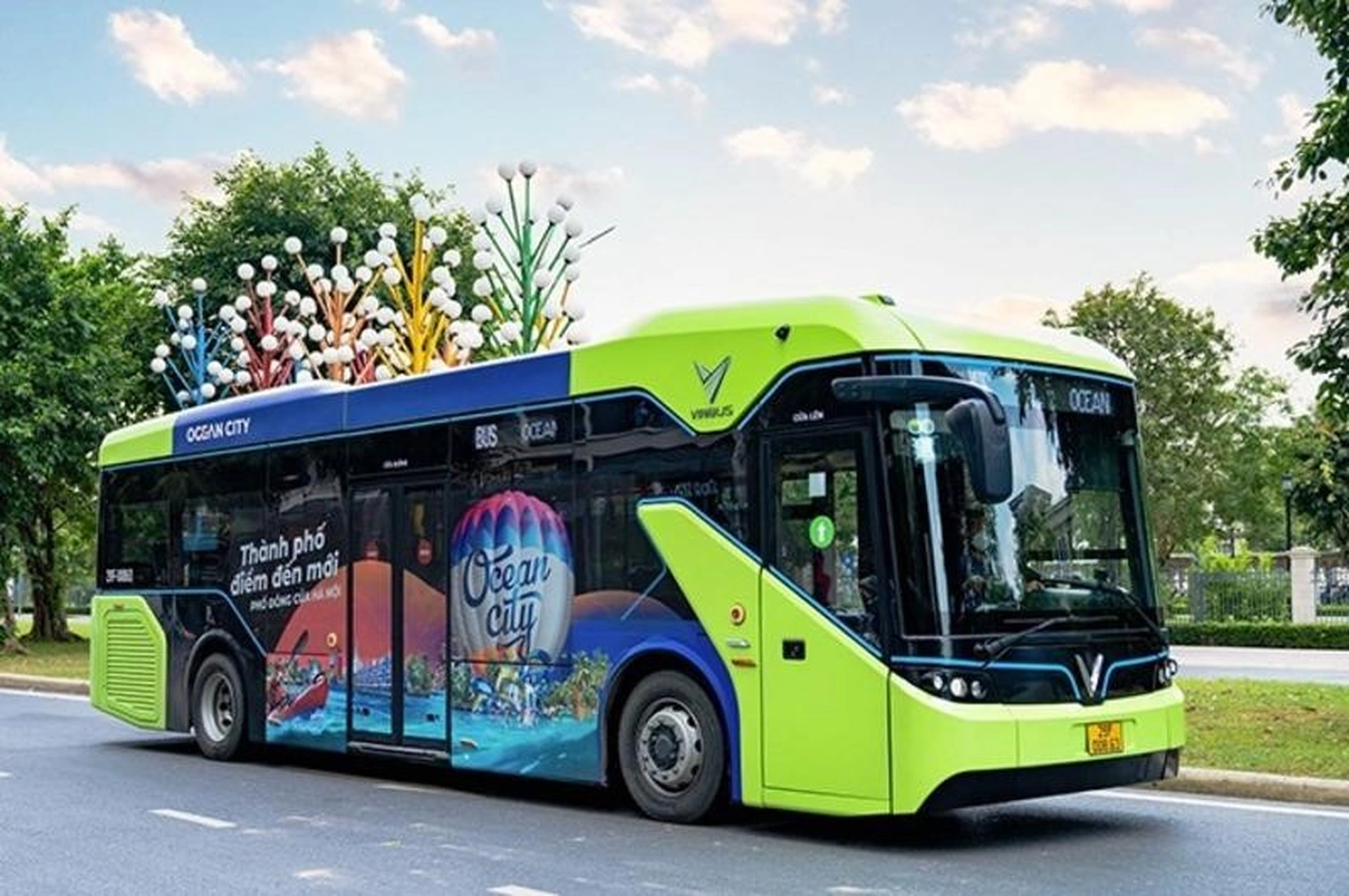 Ocean City Bus ra mắt 2 tuyến xe từ Mỹ Đình và Hồ Tây đến Ocean City: Dân Thủ đô không còn phải "lặn lội" đi xa