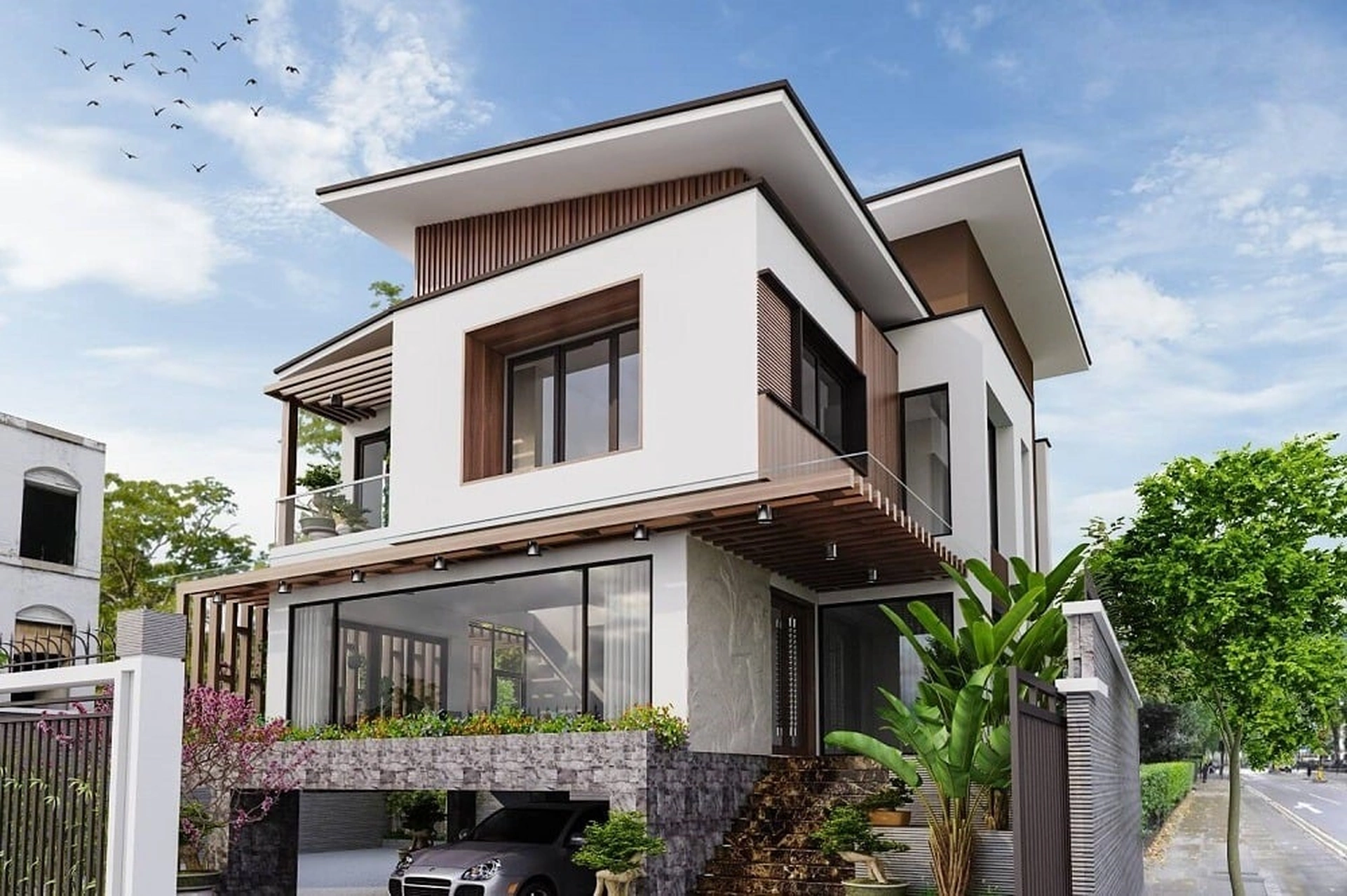 Nhà hướng tây hợp phong thủy là gì? 9 lưu ý khi thiết kế nhà hướng tây tốt nhất