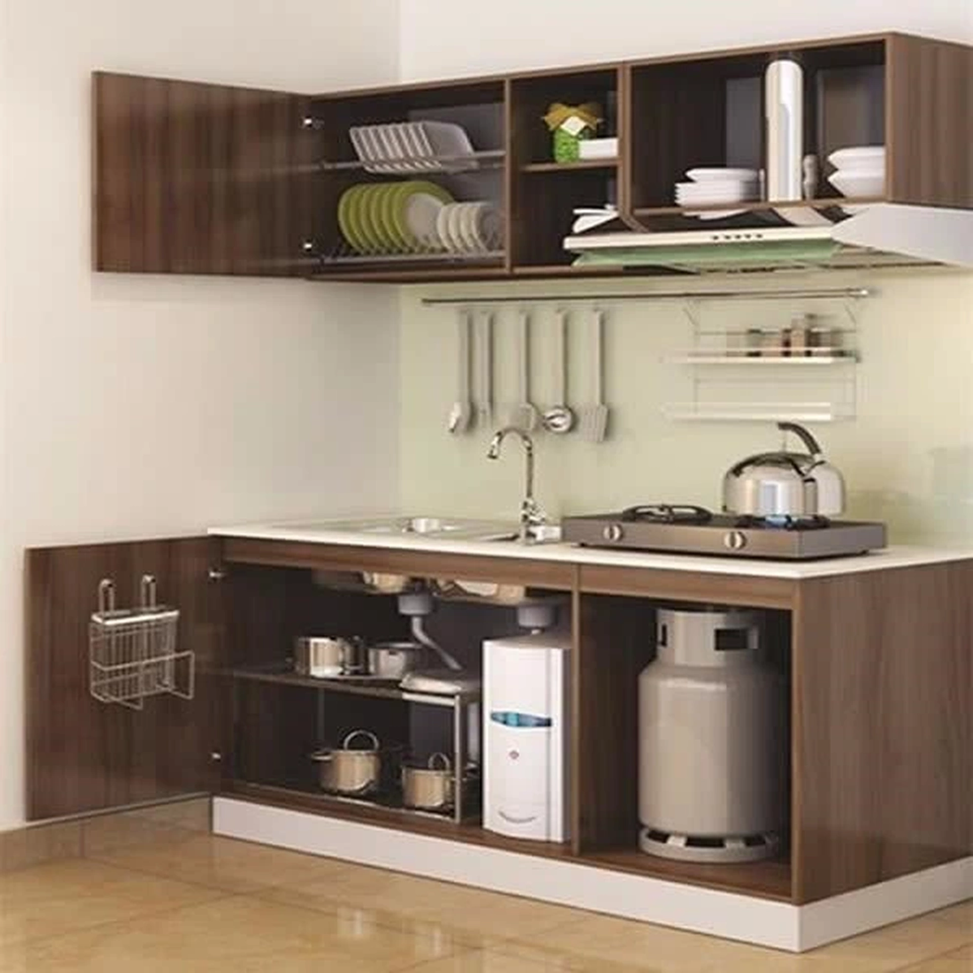 Gợi ý cách đặt bình gas trong phòng bếp an toàn và phù hợp với không gian