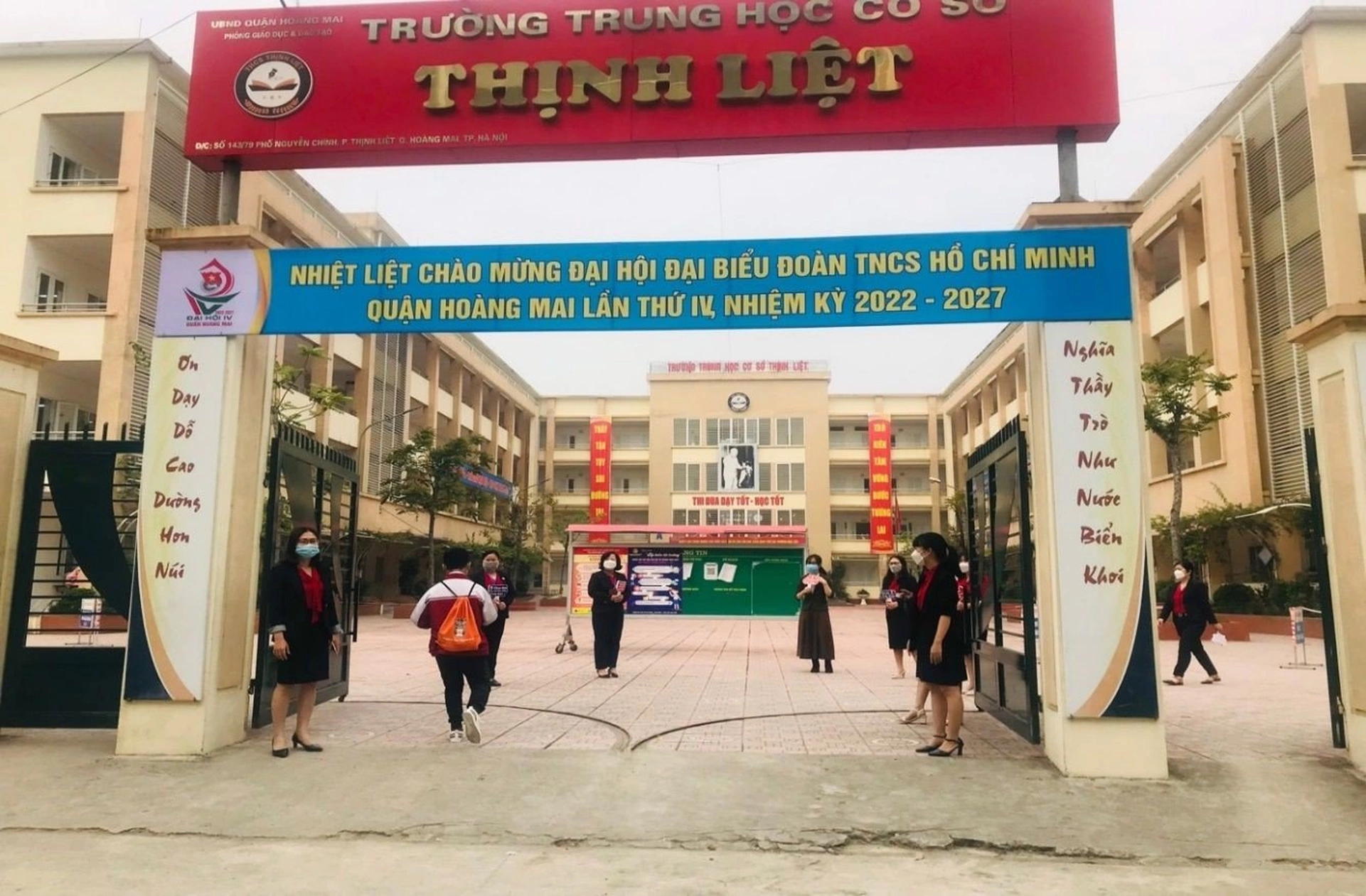 Chung cư Osaka Complex quận Hoàng Mai gần các trường THCS nào?
