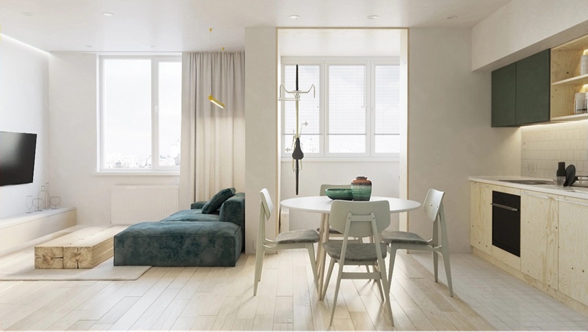 Bí quyết thiết kế căn hộ studio 30m2 tiện nghi và đẳng cấp