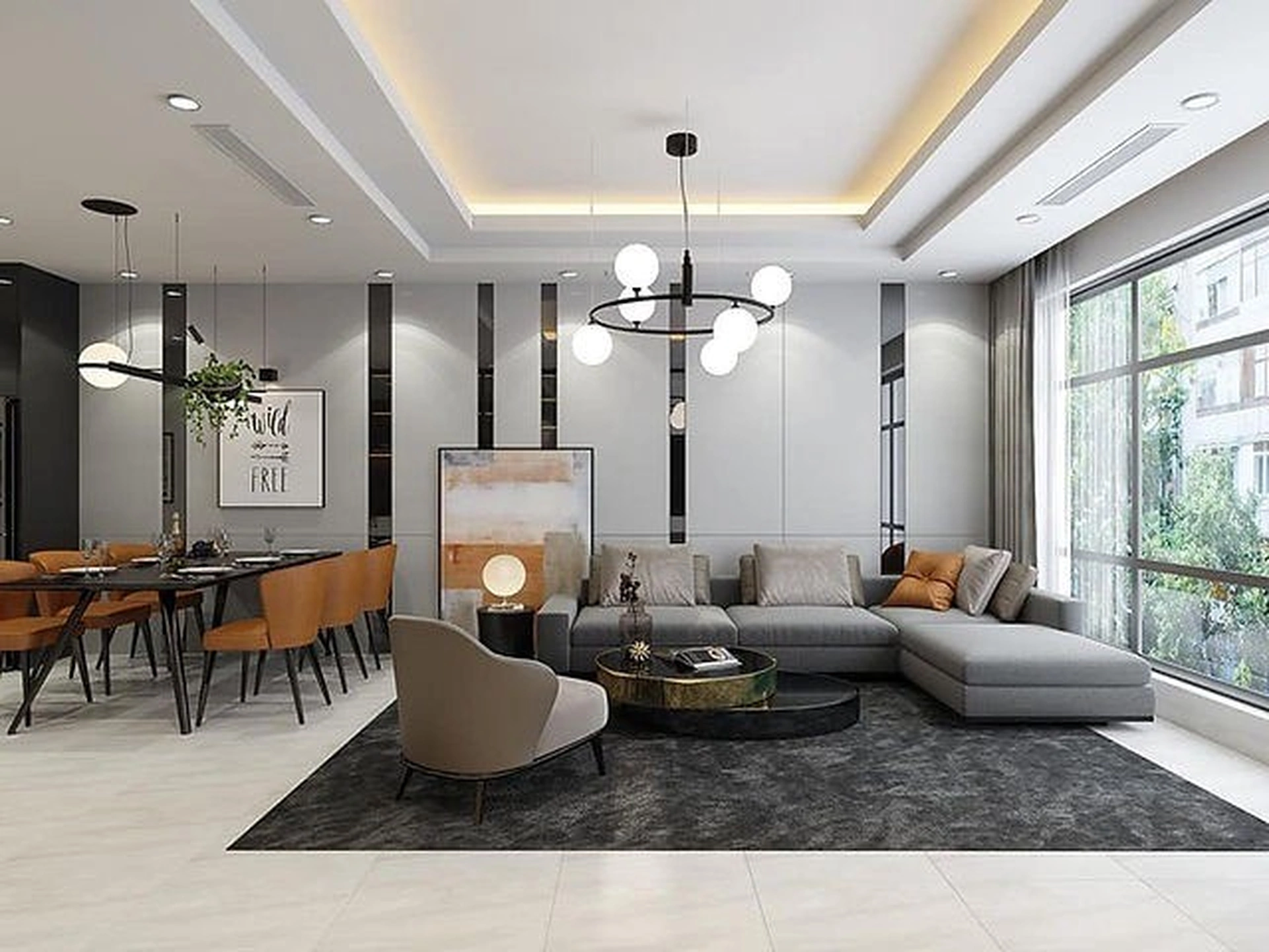  Bí quyết thiết kế nội thất chung cư 90m2 đẹp và phong cách