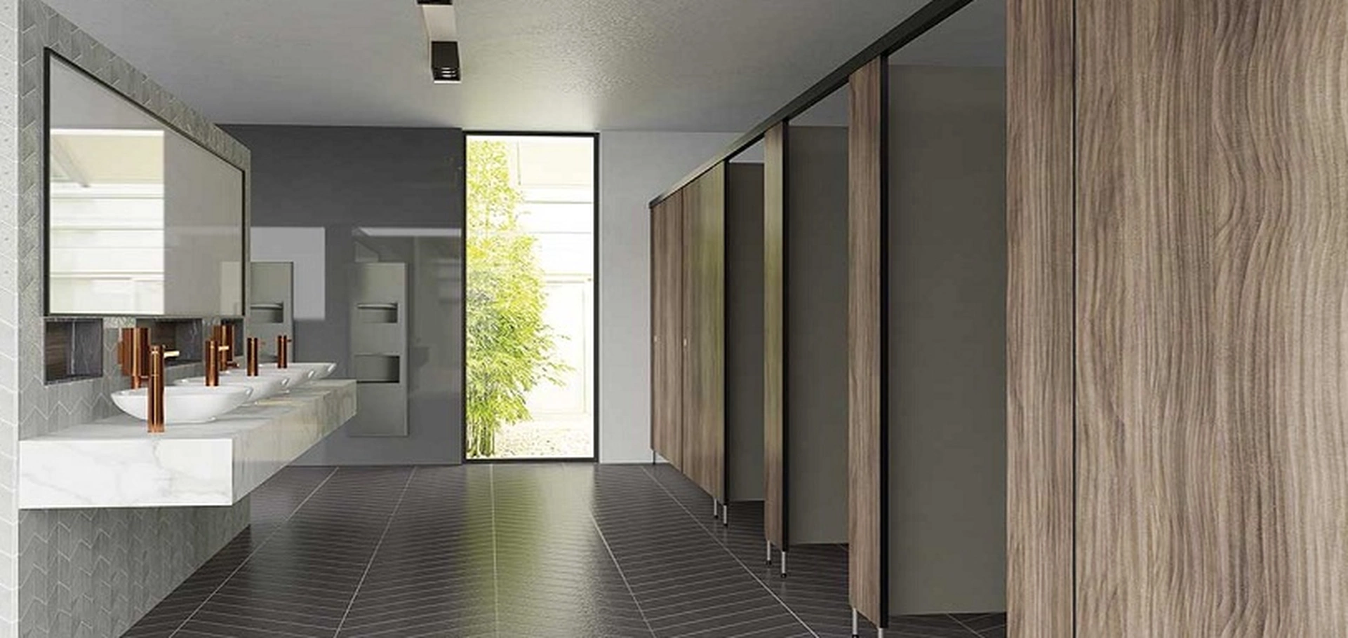Tiết lộ cách thiết kế vách ngăn vệ sinh cho nhà vệ sinh nhỏ hẹp