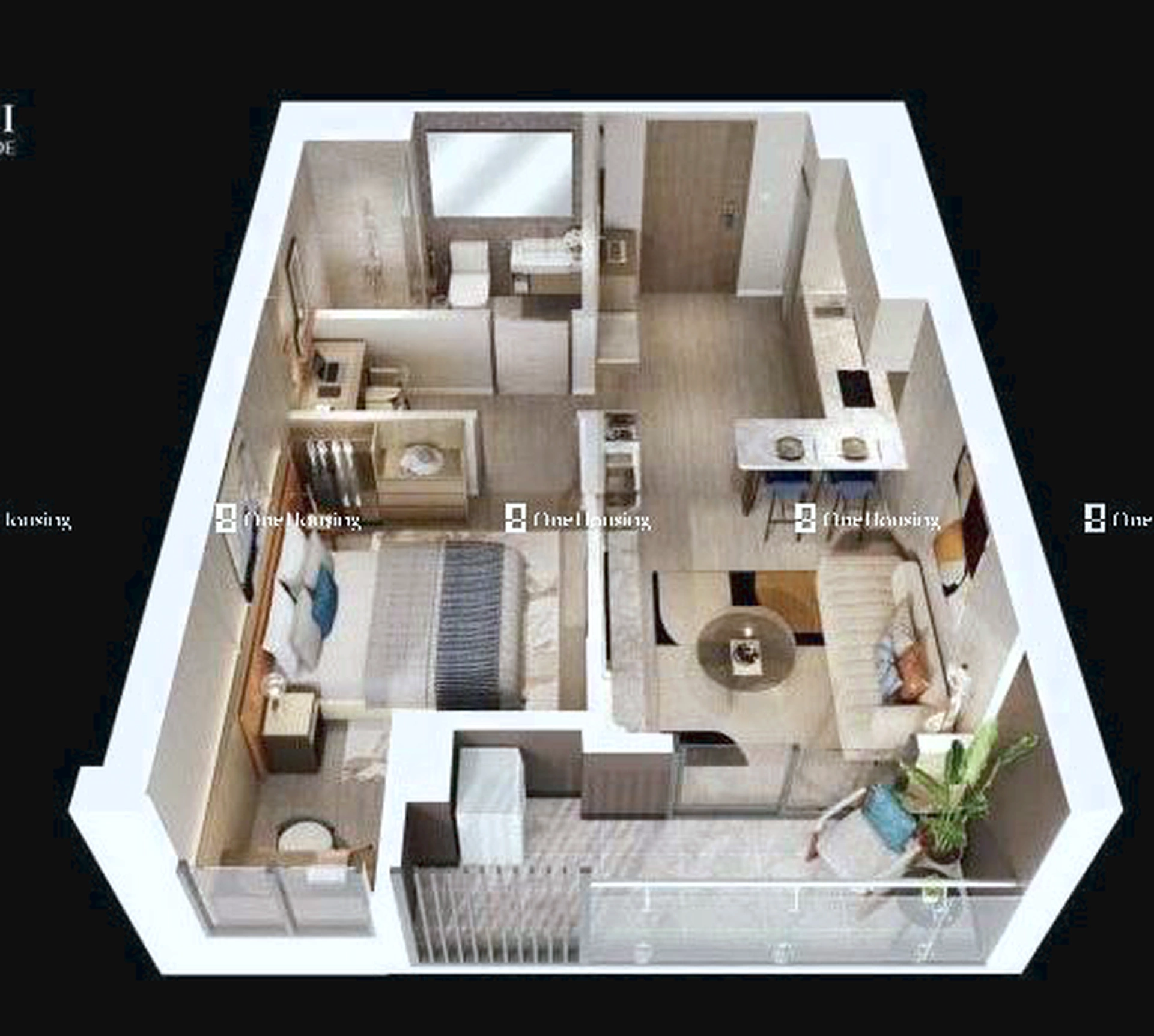 Căn 1PN toà L3 - Masteri Lakeside