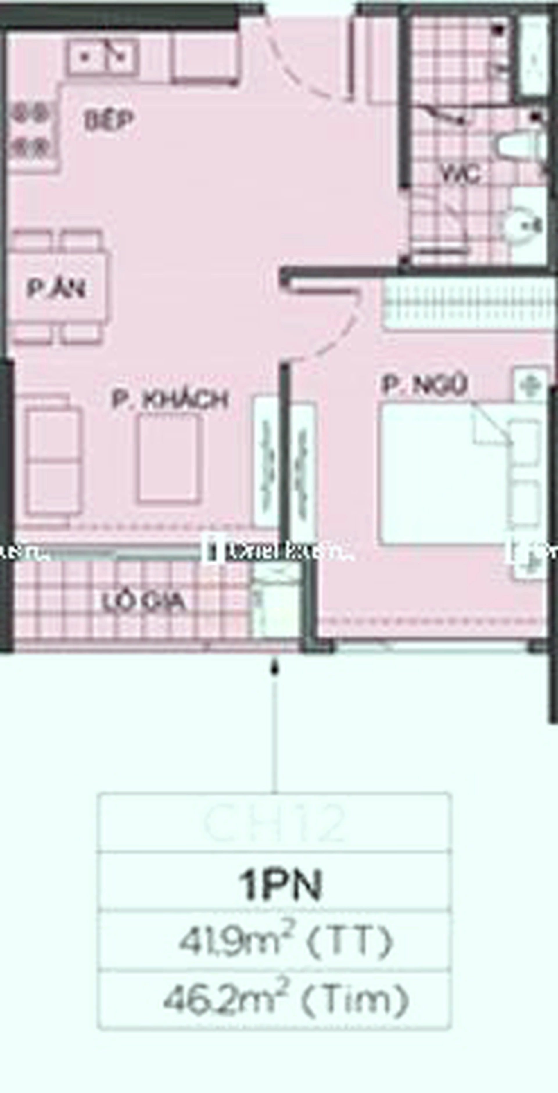 Căn 1PN toà TC1 - The Canopy Residences - Vinhomes Smart City