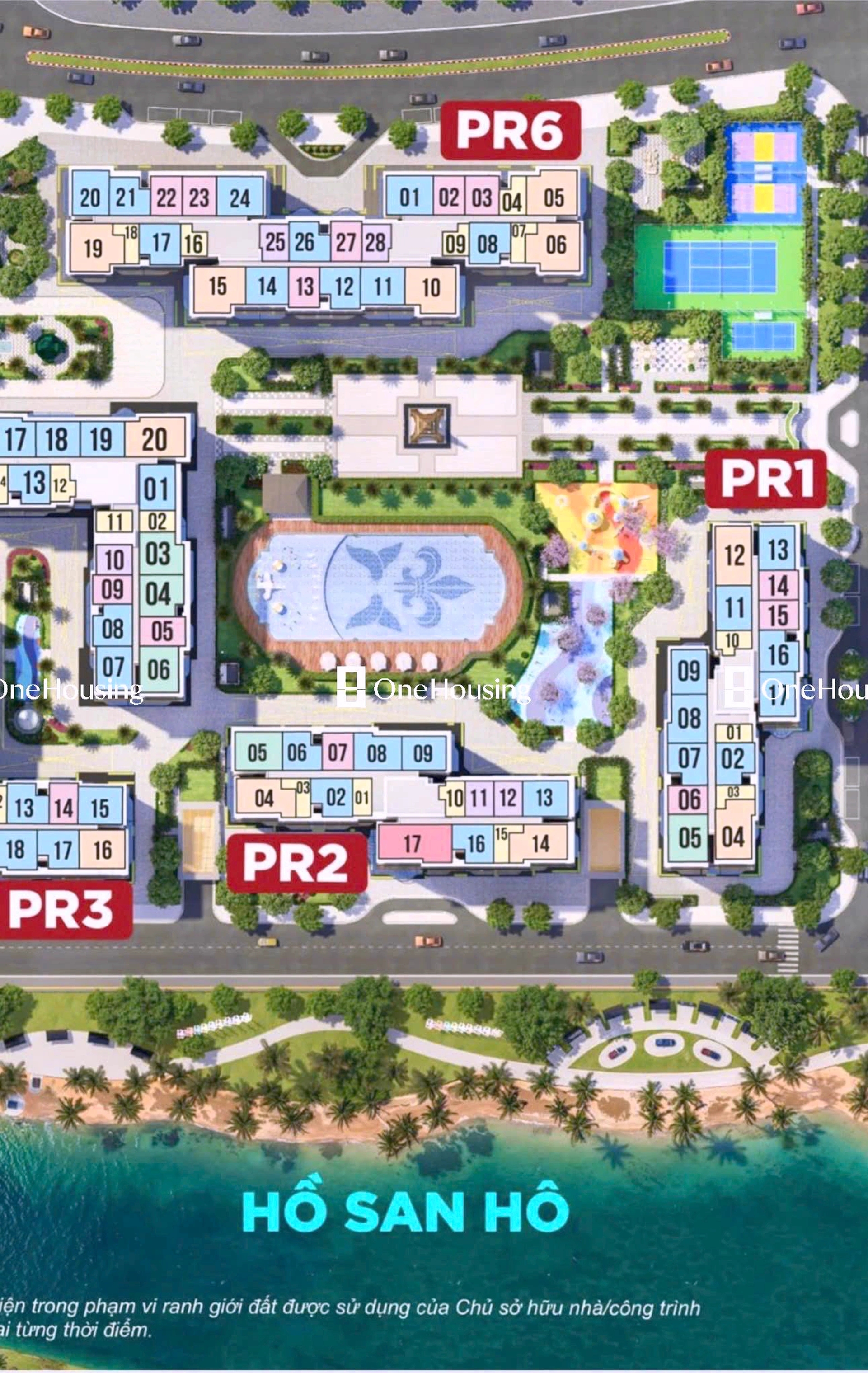 Căn 2PN+ toà PR1 - The Paris - Vinhomes Ocean Park