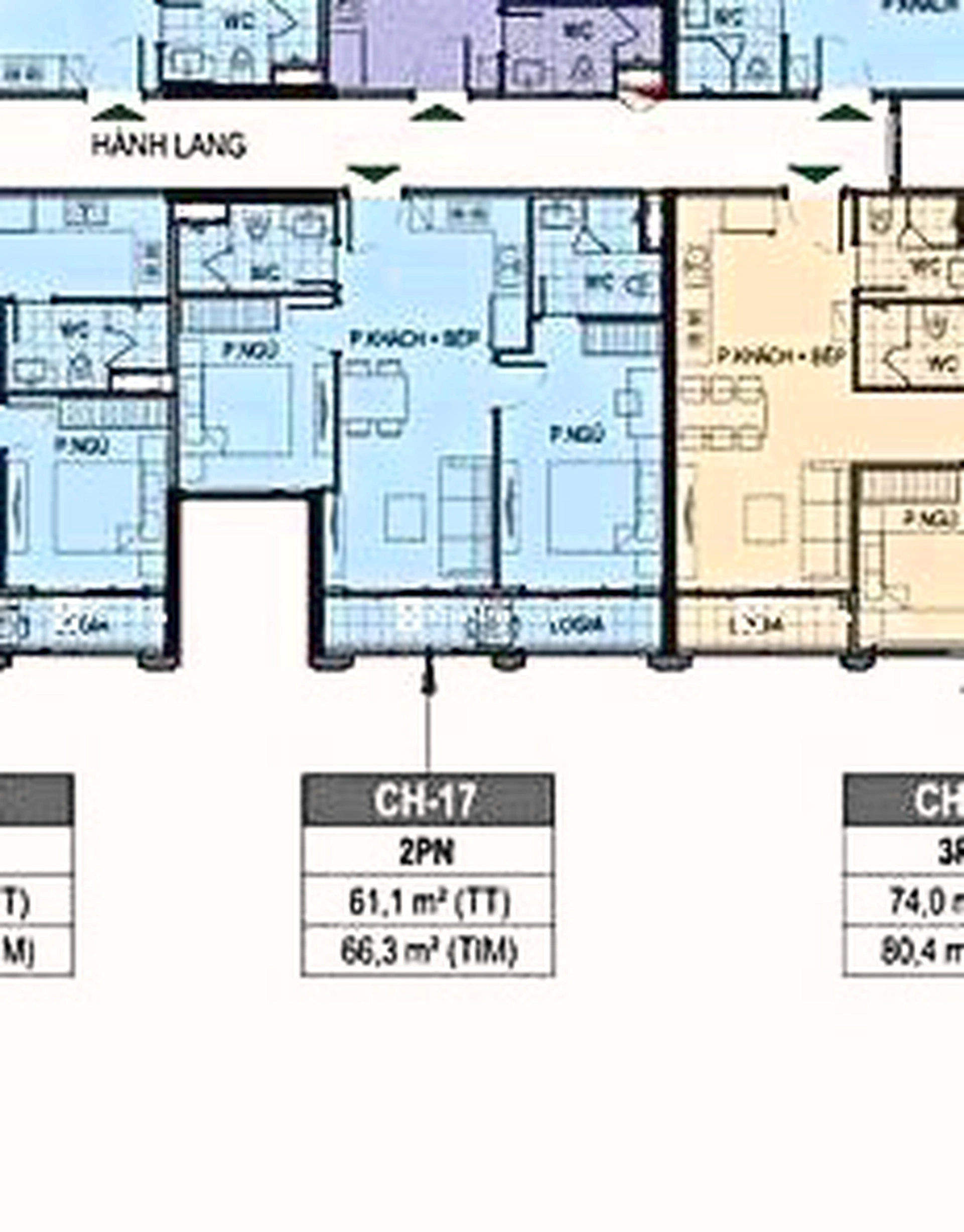 Căn 2PN toà PR3 - The Paris - Vinhomes Ocean Park