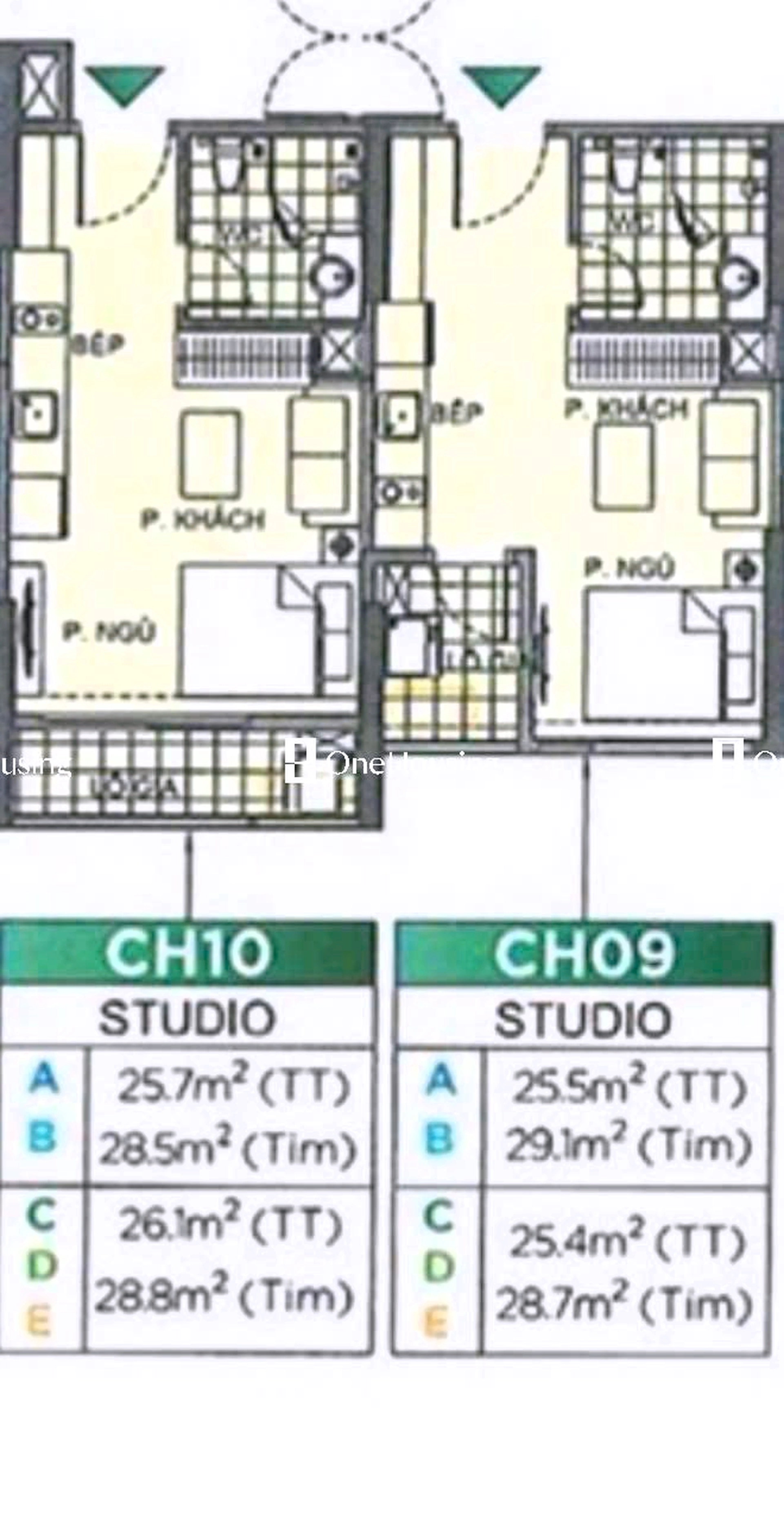 Căn Studio toà TC3 - The Canopy Residences - Vinhomes Smart City
