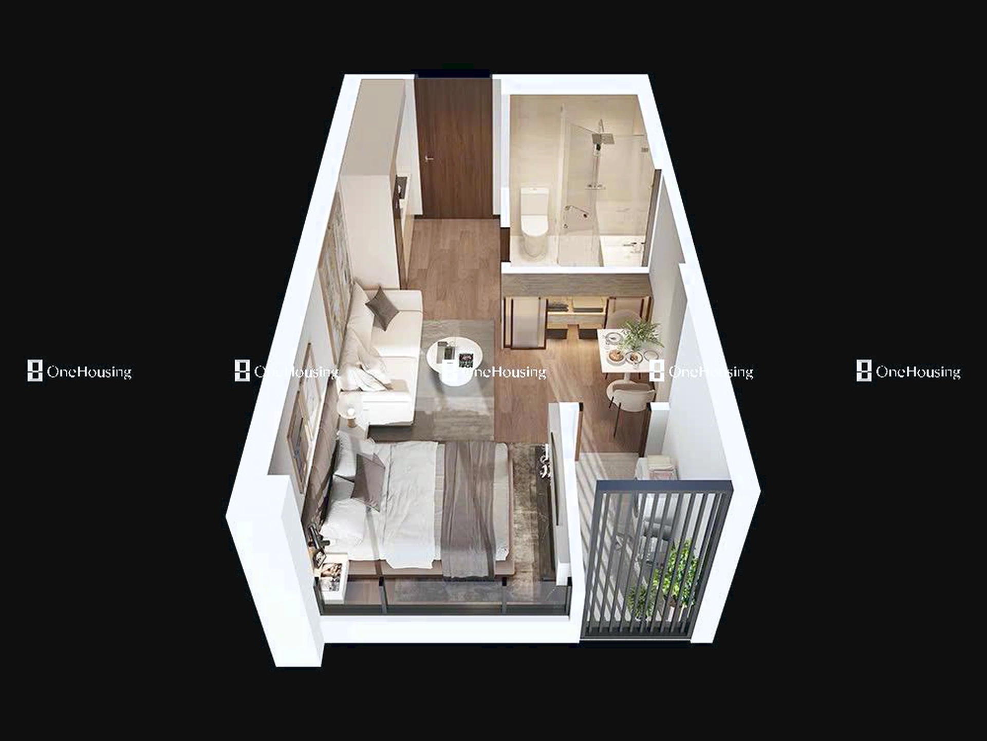 Căn Studio toà H2 - Hawaii - Masteri Waterfront