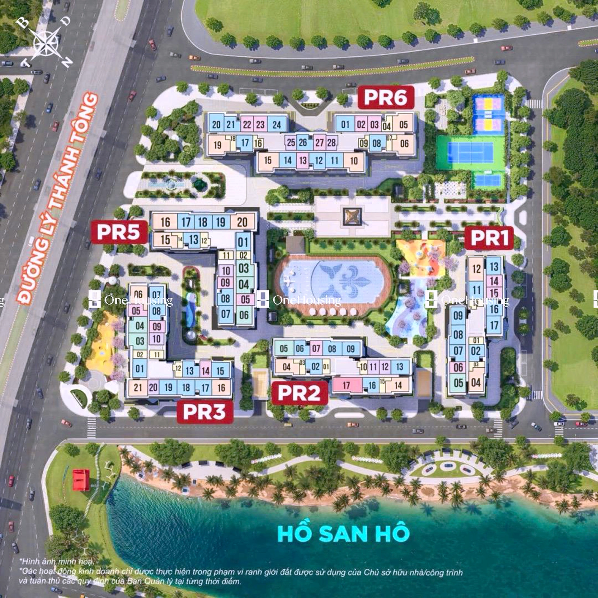 Căn 3PN toà PR6 - The Paris - Vinhomes Ocean Park