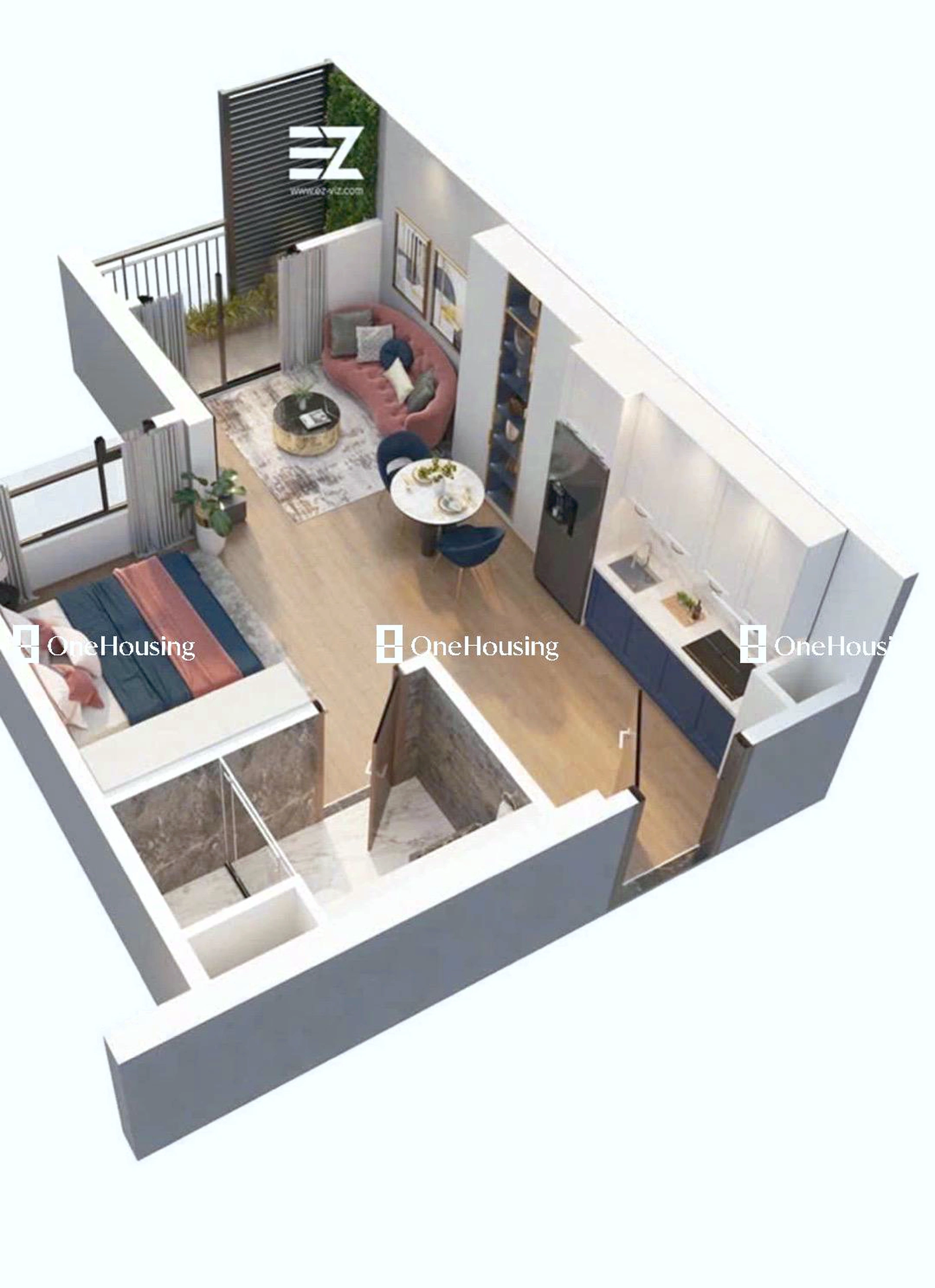 Căn Studio toà PR6 - The Paris - Vinhomes Ocean Park