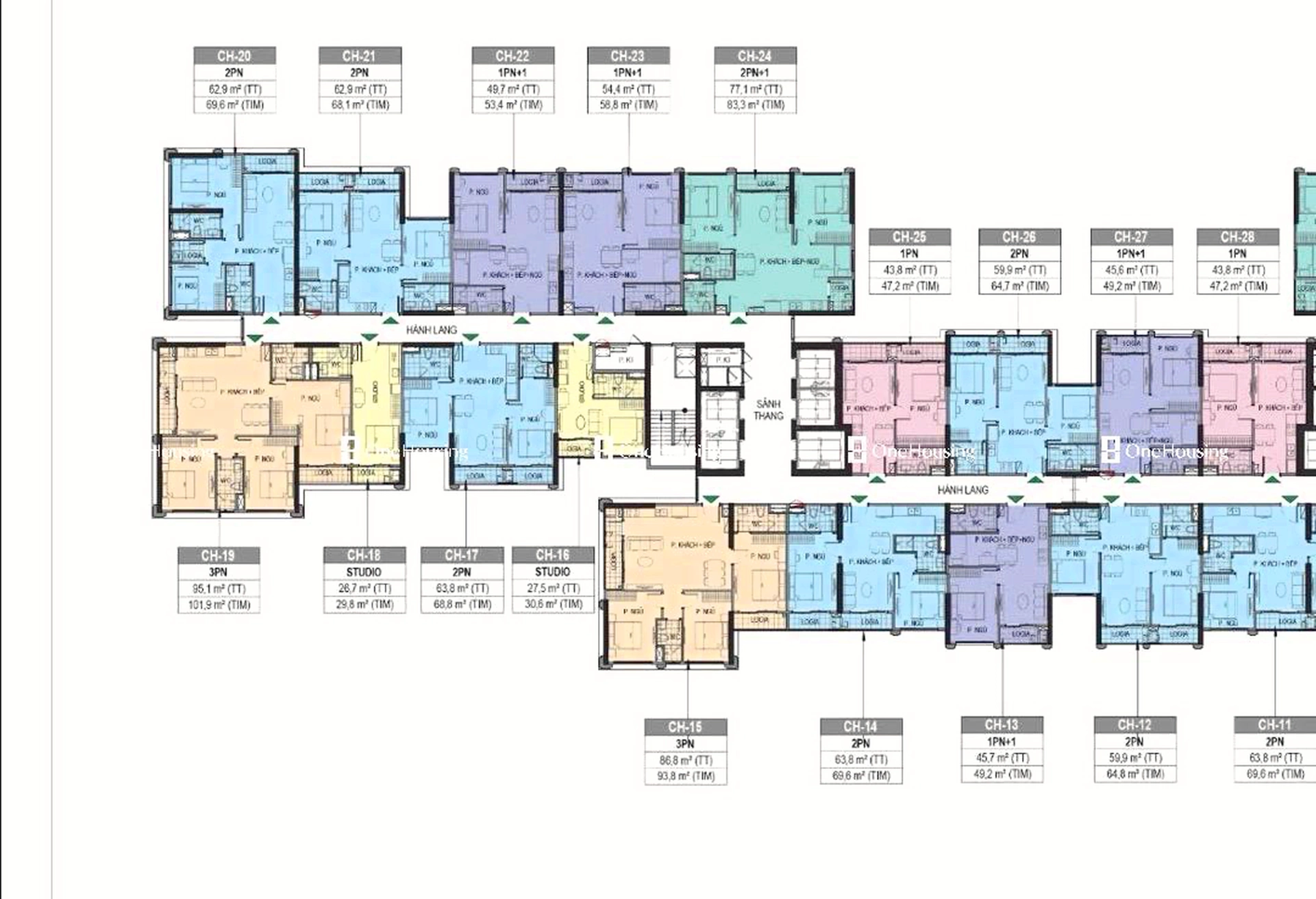 Căn Studio toà PR6 - The Paris - Vinhomes Ocean Park