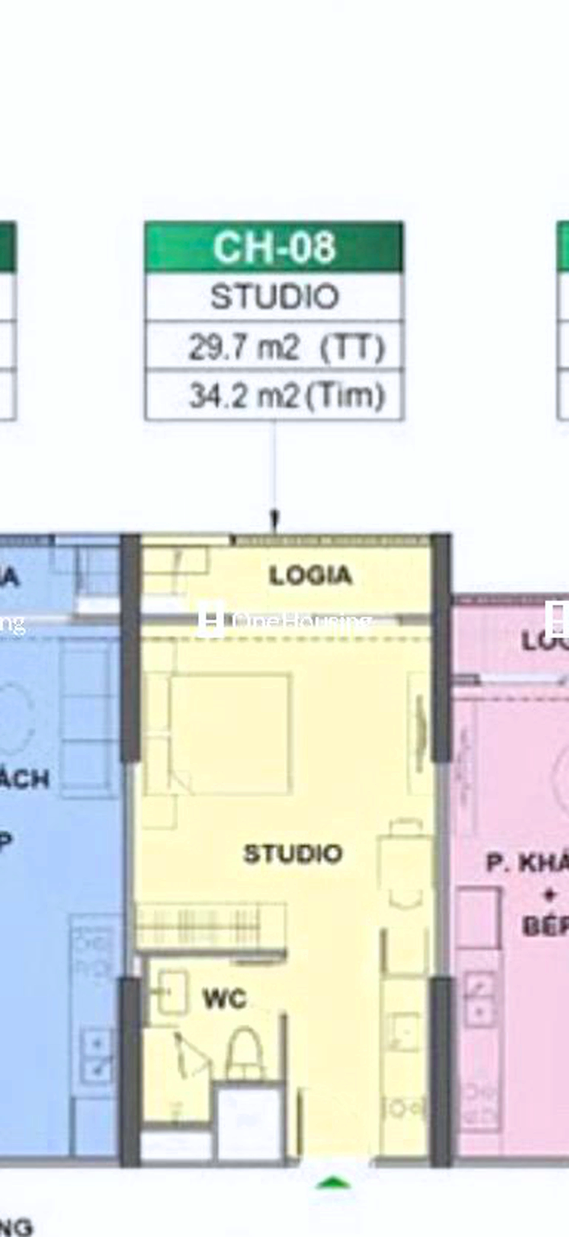 Căn Studio toà LD1 - The London - Vinhomes Ocean Park