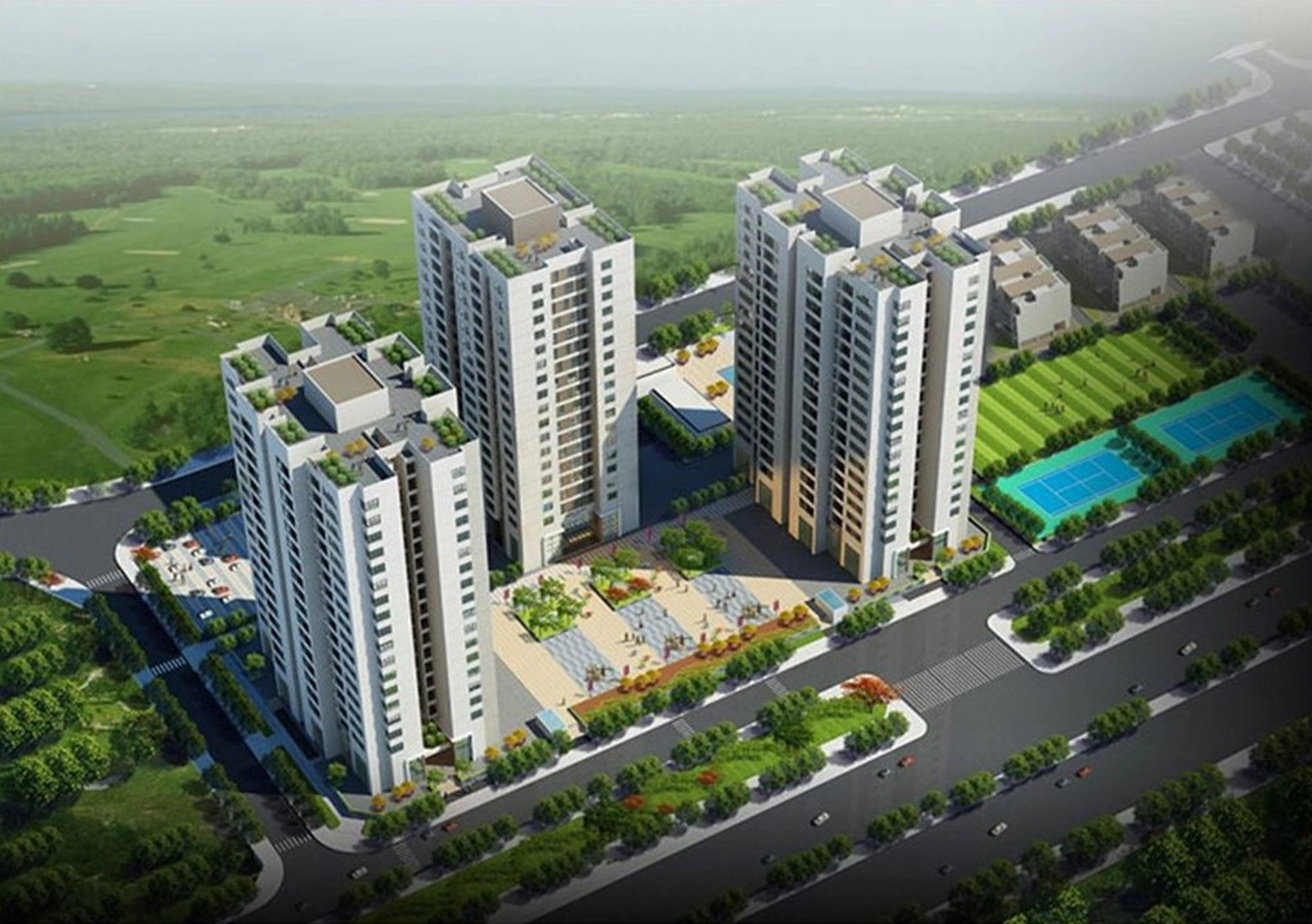 anh Can ho chung cu du an Viet Hung Green Park 1