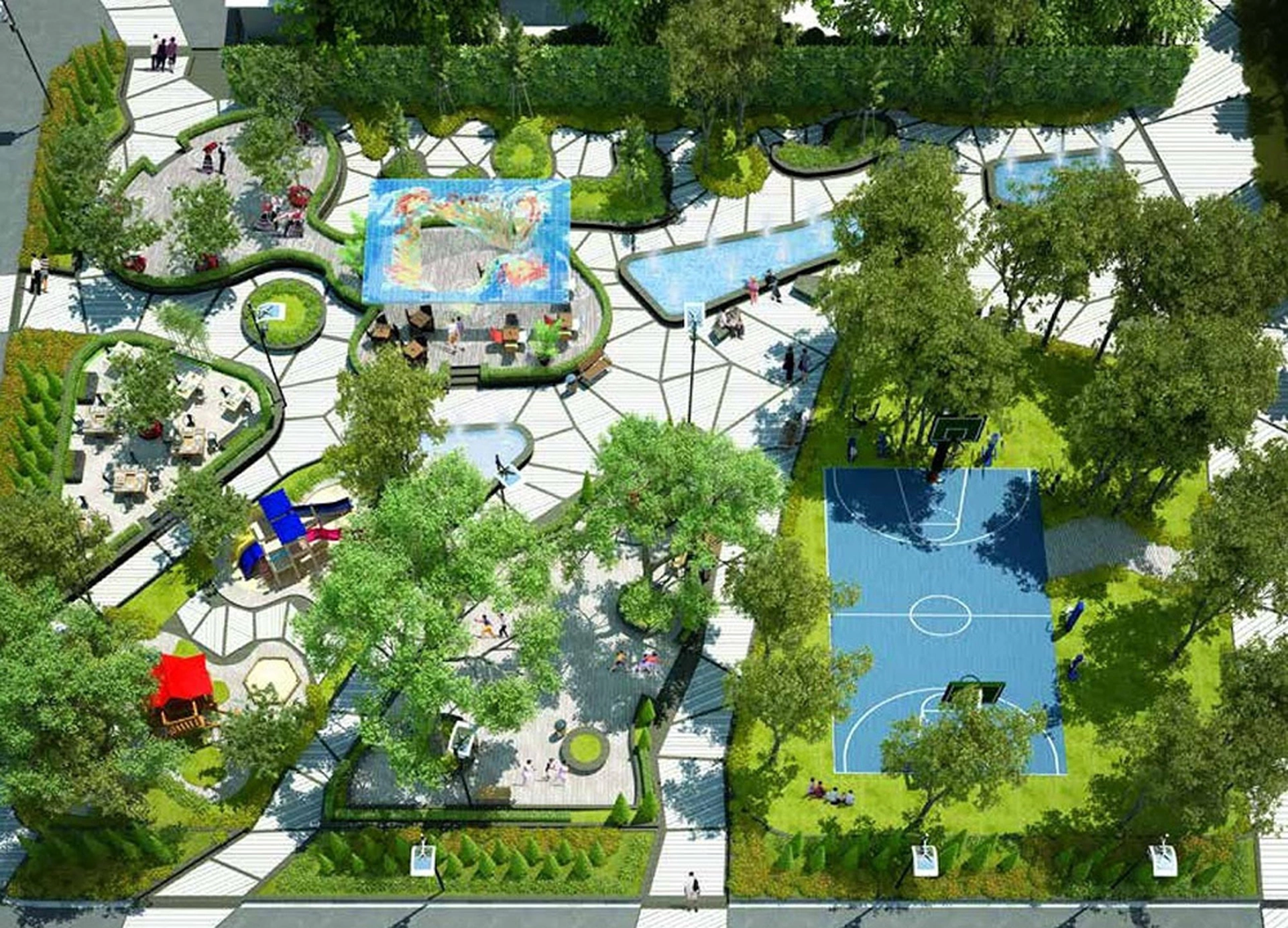 anh tien ich Can ho chung cu du an Vinhomes West Point 3