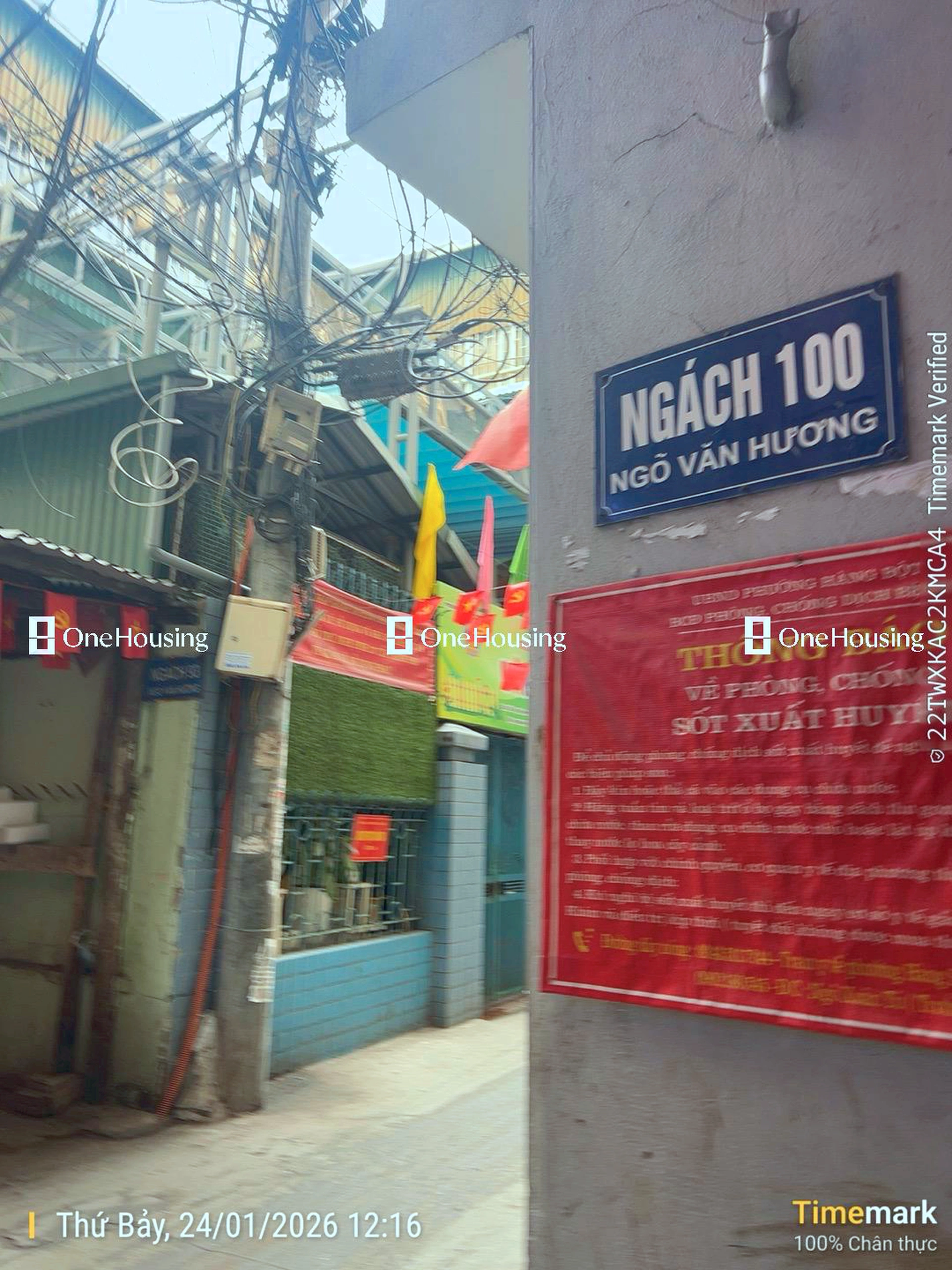 Nhà mặt ngõ cách Tôn Đức Thắng 100m, P. Văn Miếu, Q. Đống Đa, TP. Hà Nội