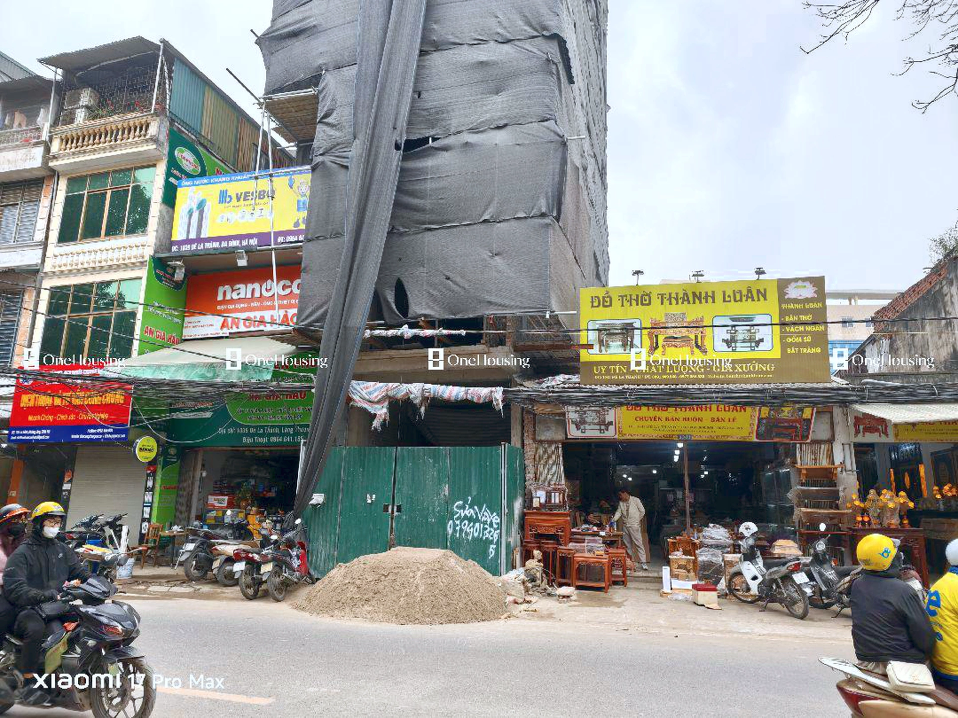 Nhà mặt phố Đê La Thành, P. Láng Thượng, Q. Đống Đa, TP. Hà Nội