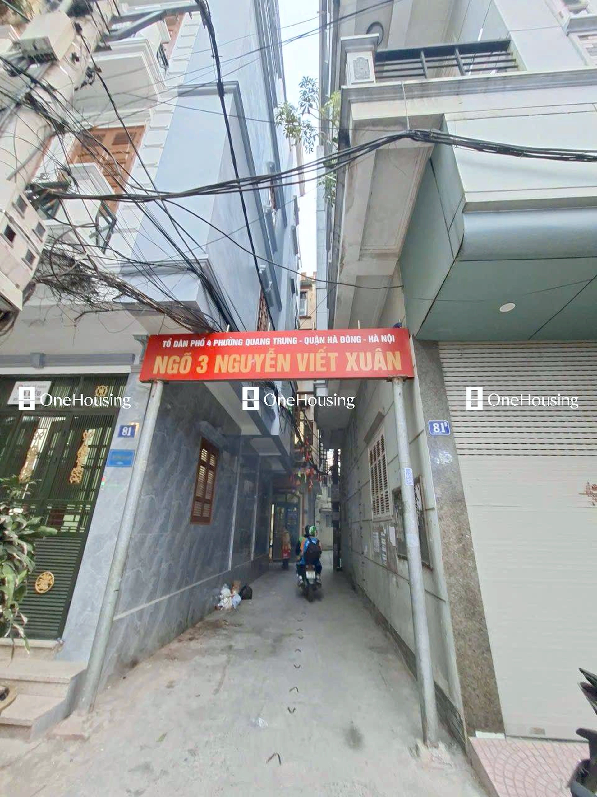 Nhà mặt ngõ cách Nguyễn Viết Xuân 30m, P. Quang Trung, Q. Hà Đông, TP. Hà Nội