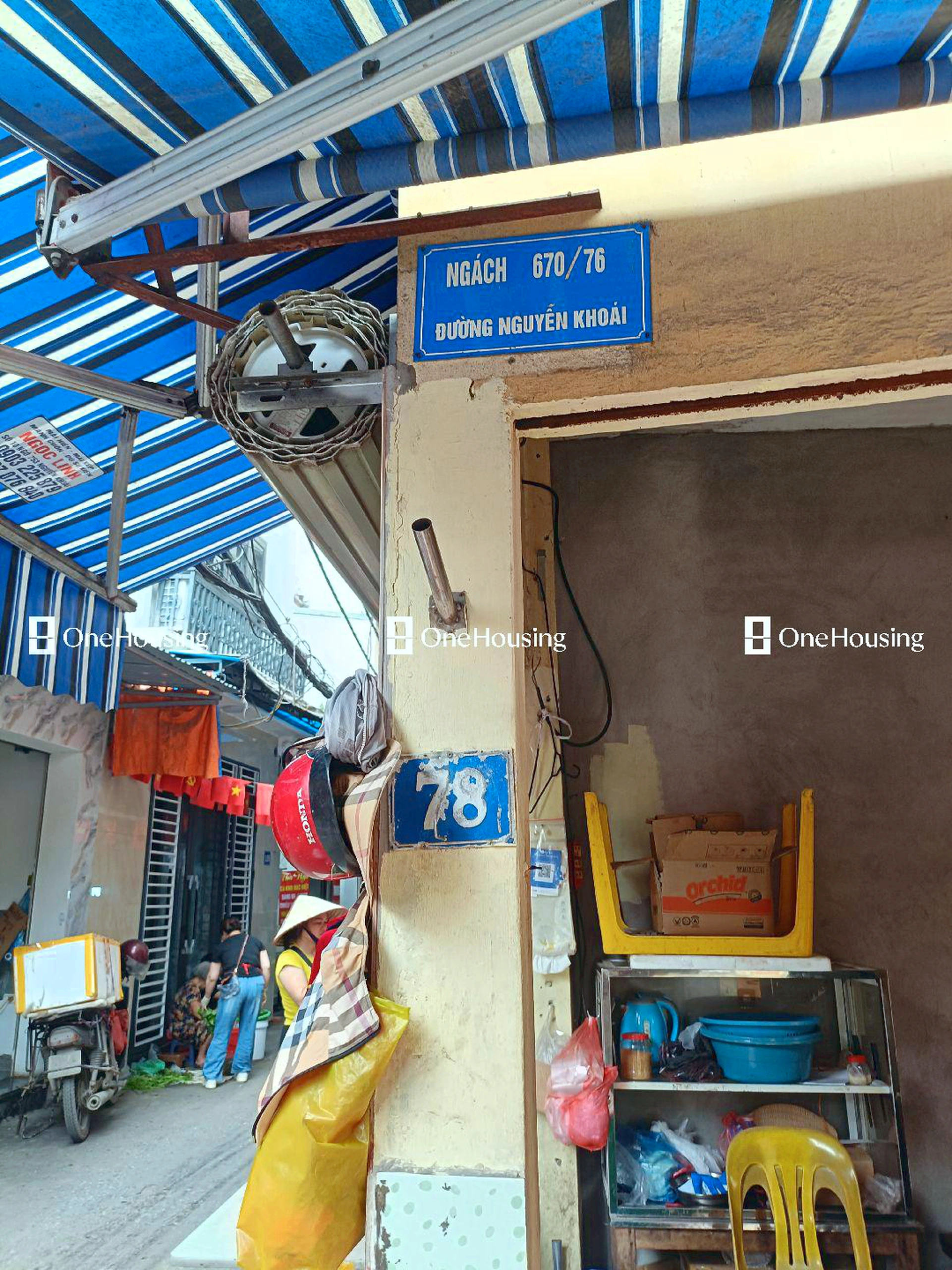 Nhà mặt ngõ cách Đường đê Nguyễn Khoái (trong đê) 100m, P. Vĩnh Hưng, Q. Hoàng Mai, TP. Hà Nội