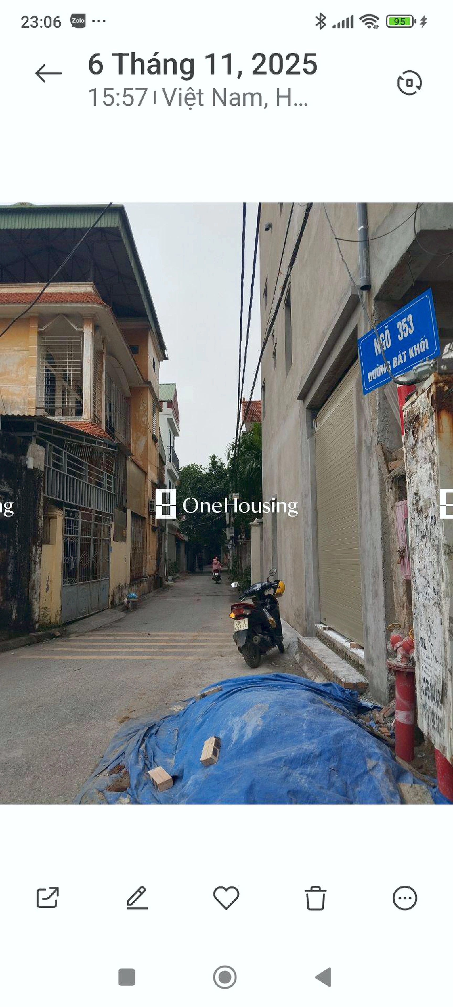 Nhà mặt ngõ cách Bát Khối 100m, P. Long Biên, Q. Long Biên, TP. Hà Nội