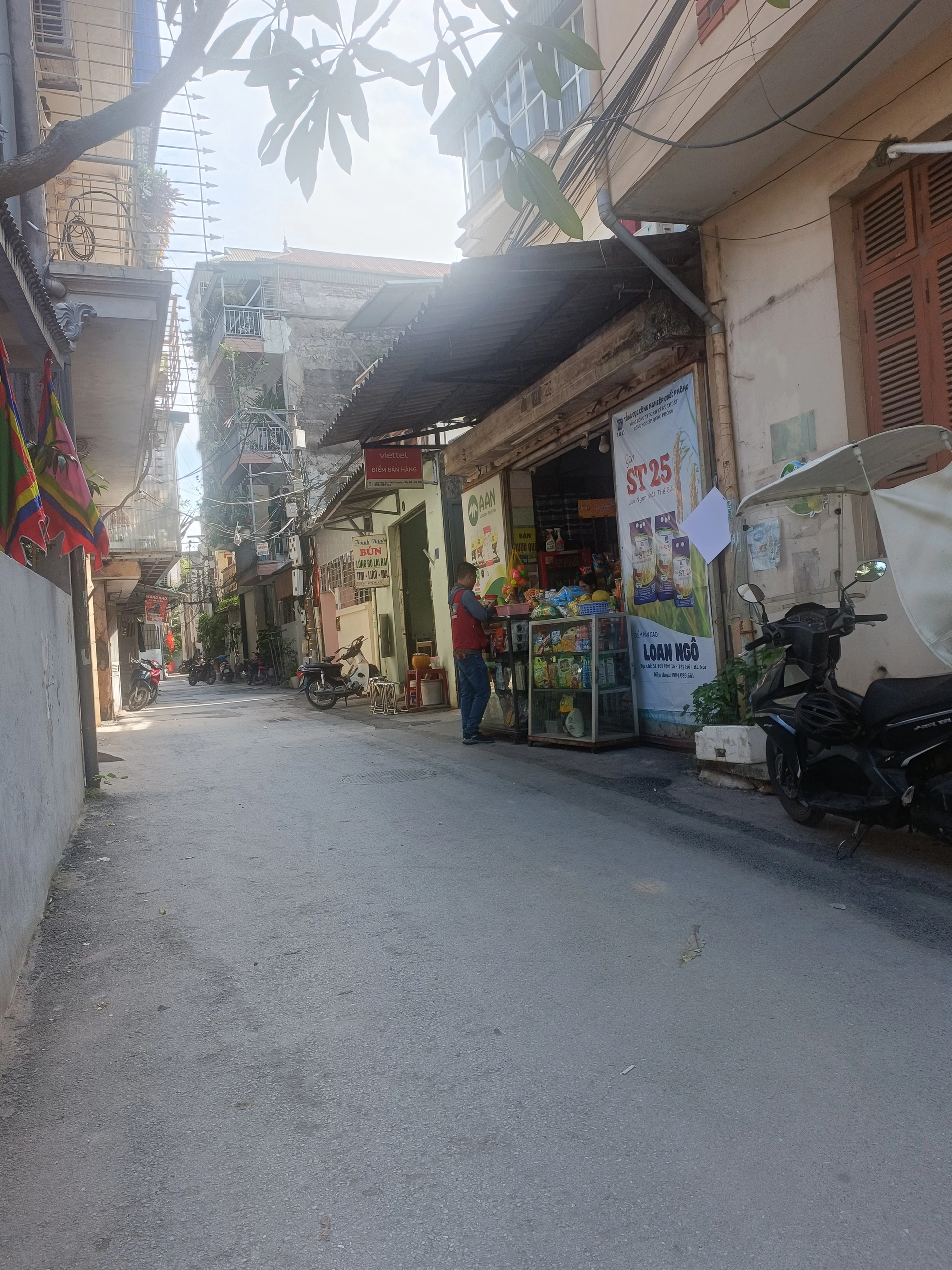 Nhà mặt ngõ cách Phú Xá 30m, P. Phú Thượng, Q. Tây Hồ, TP. Hà Nội