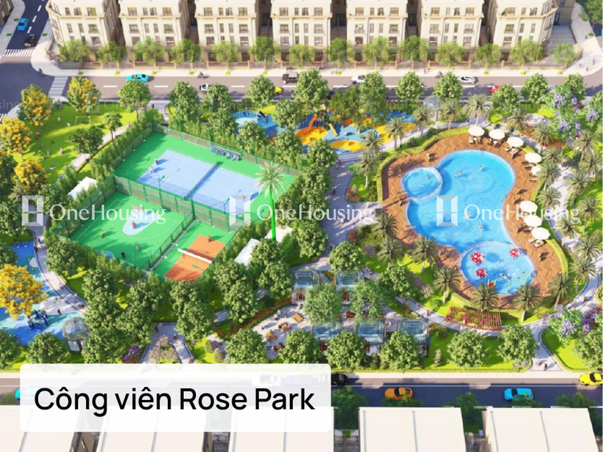 anh tien ich Biet thu lien ke du an Vinhomes Global Gate 6