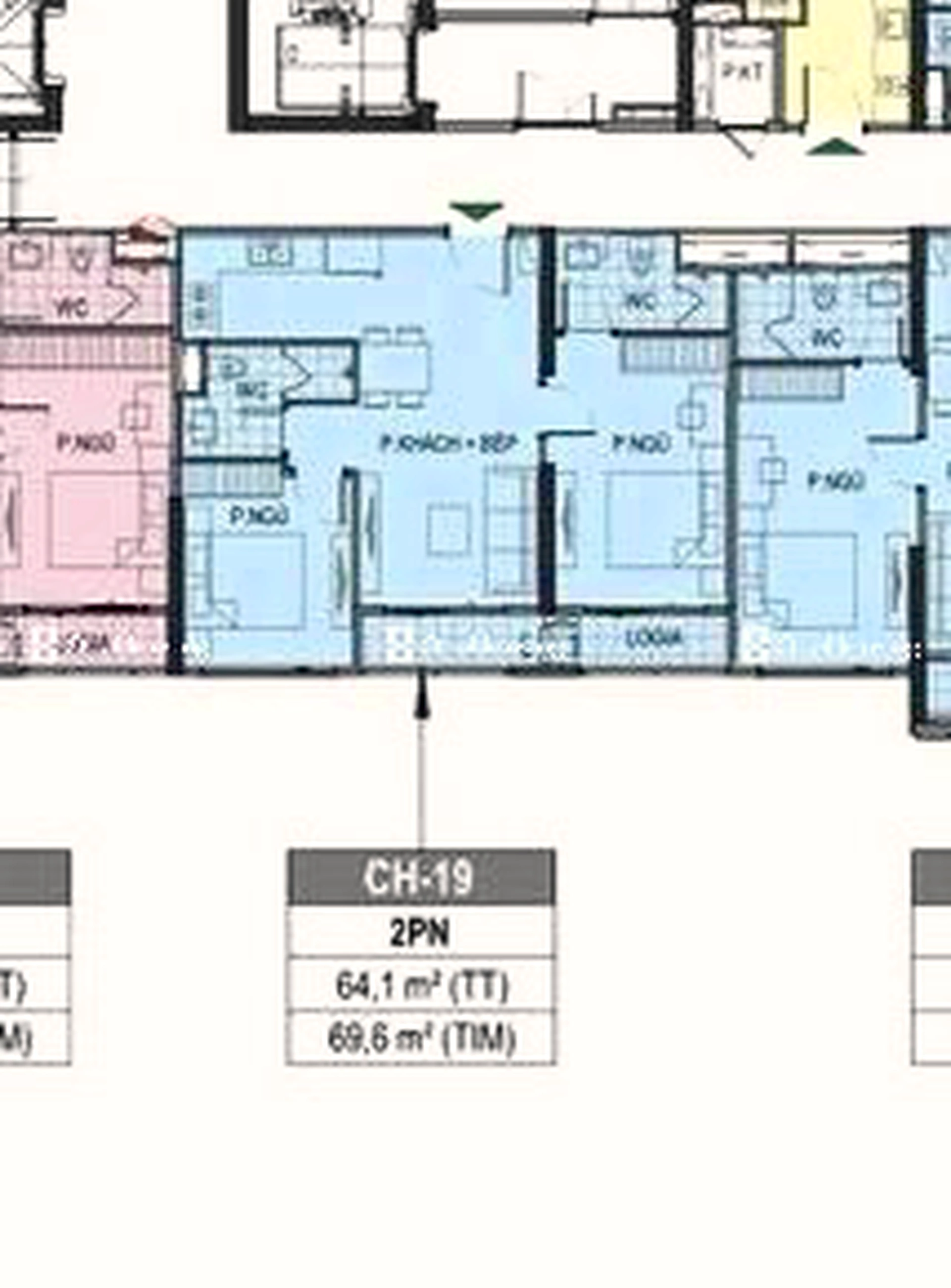 Căn 2PN toà PR3 - The Paris - Vinhomes Ocean Park