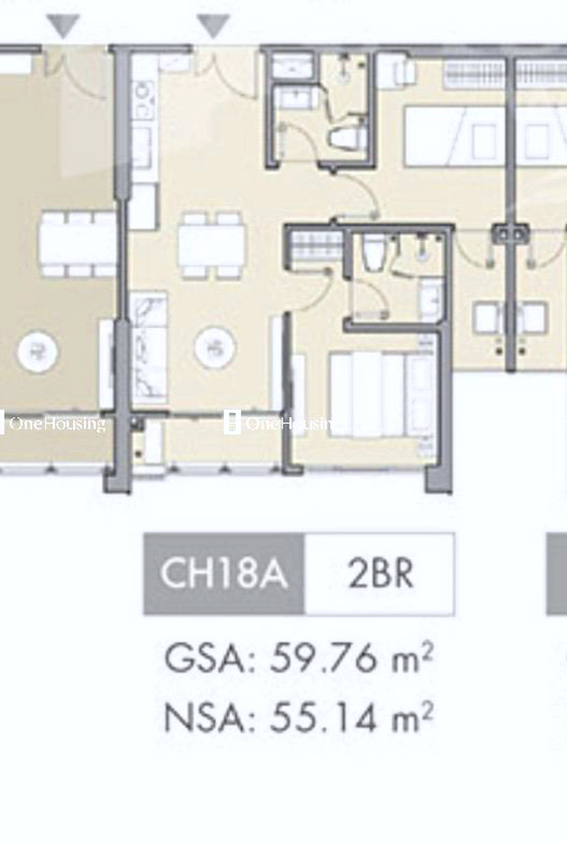 Căn 2PN toà M3 - Miami - Masteri Waterfront