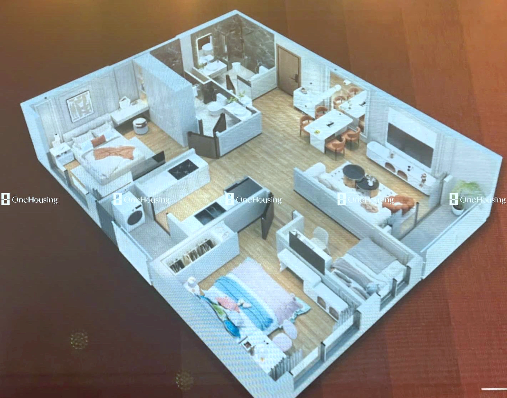 Căn 2PN+ toà PR1 - The Paris - Vinhomes Ocean Park