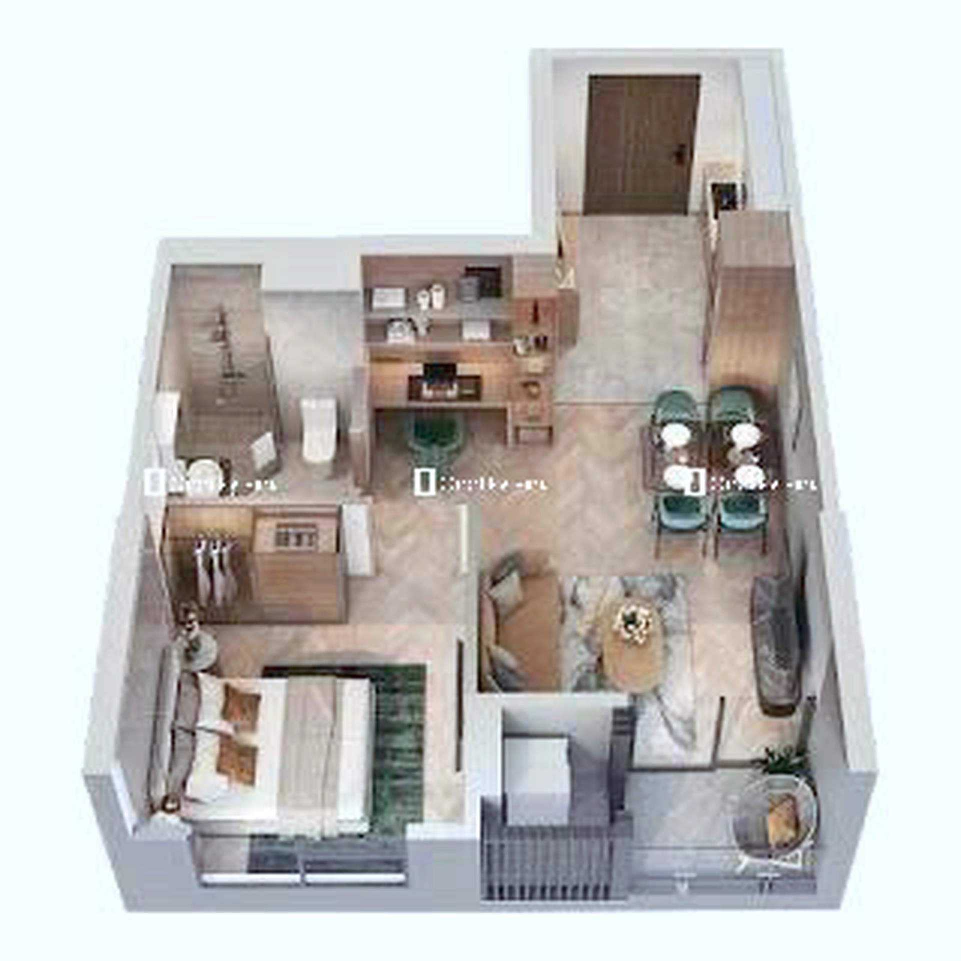 Căn 1PN+ toà PR6 - The Paris - Vinhomes Ocean Park
