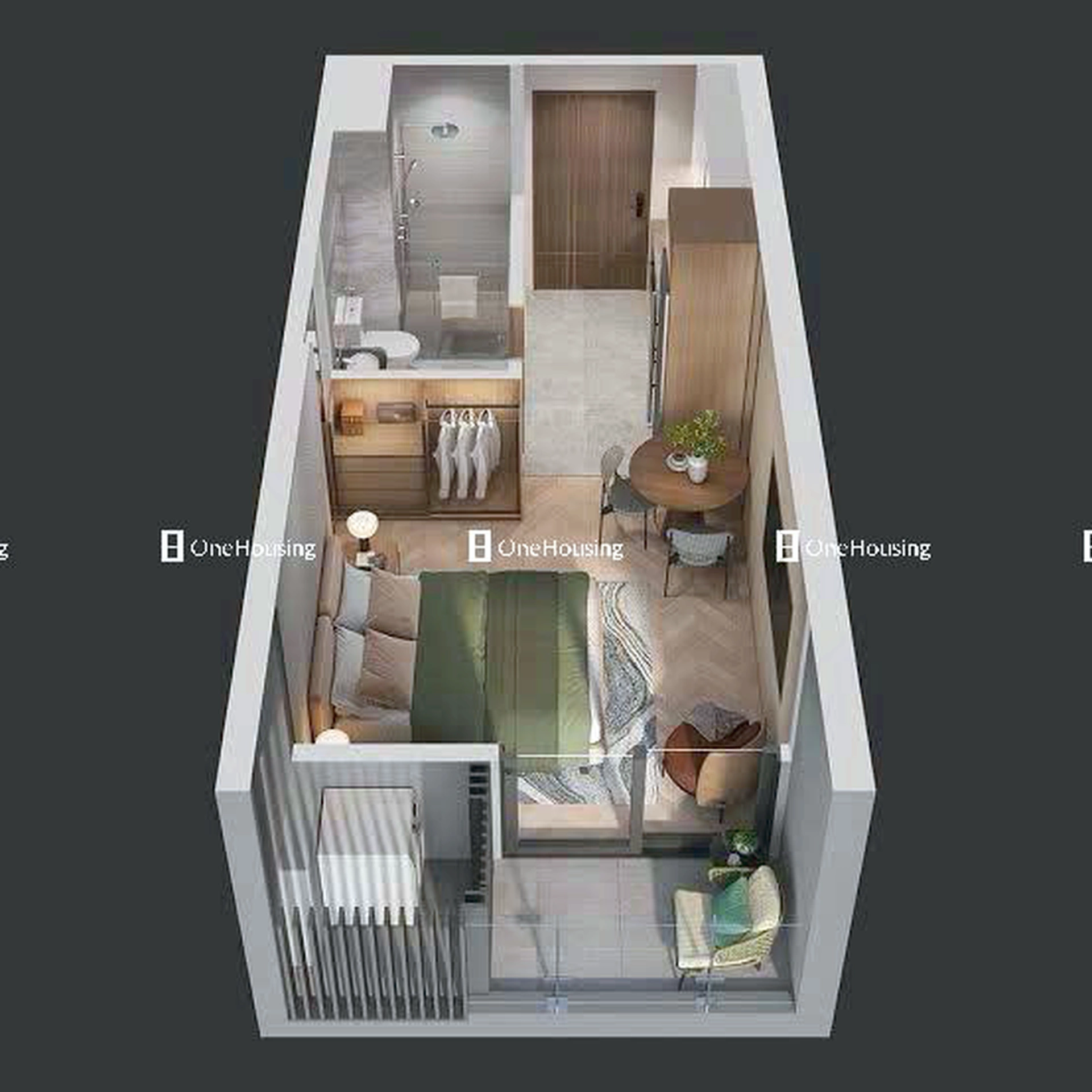 Căn Studio toà The Palma 2 (L31M-1) - The Palma - Lumière Orient Pearl