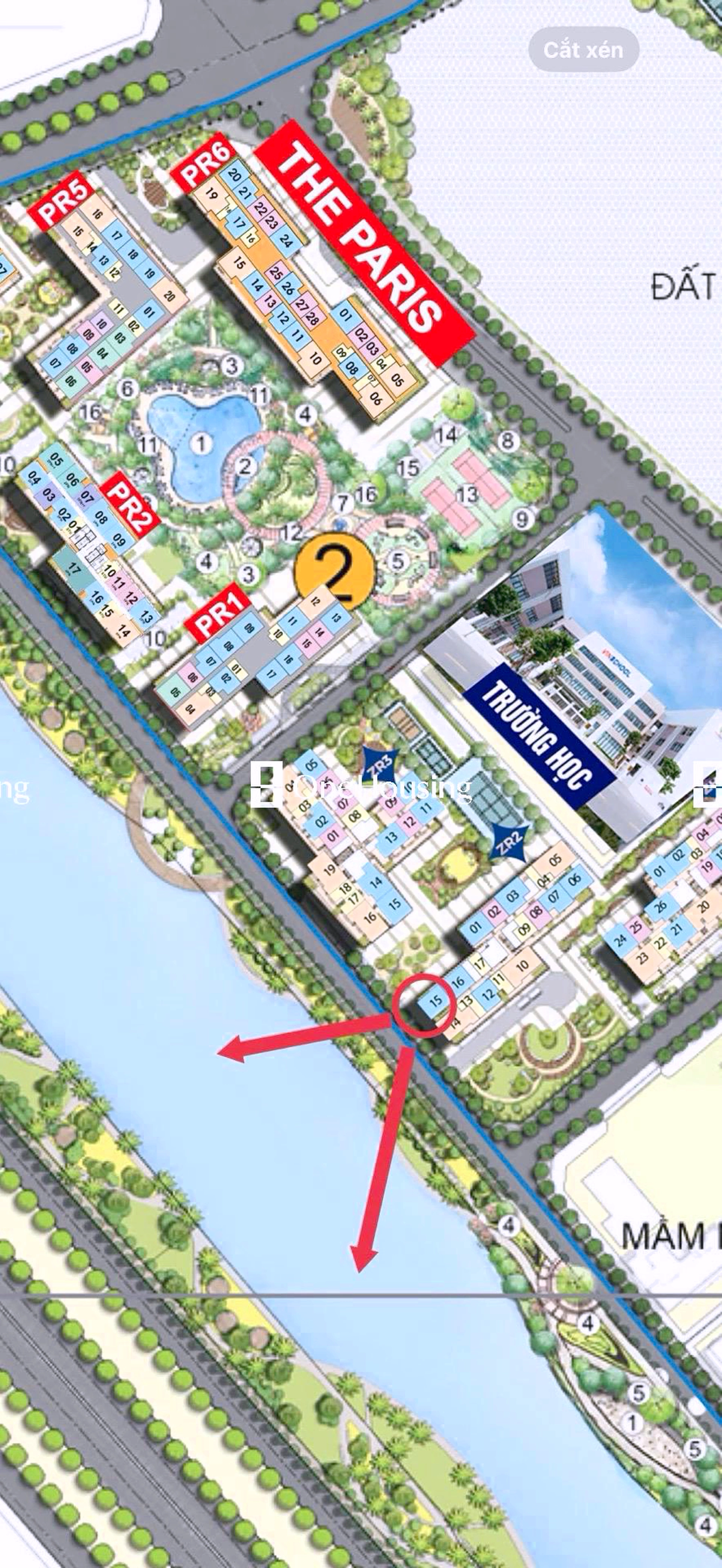 Căn 2PN toà ZR2 - The Zurich - Vinhomes Ocean Park