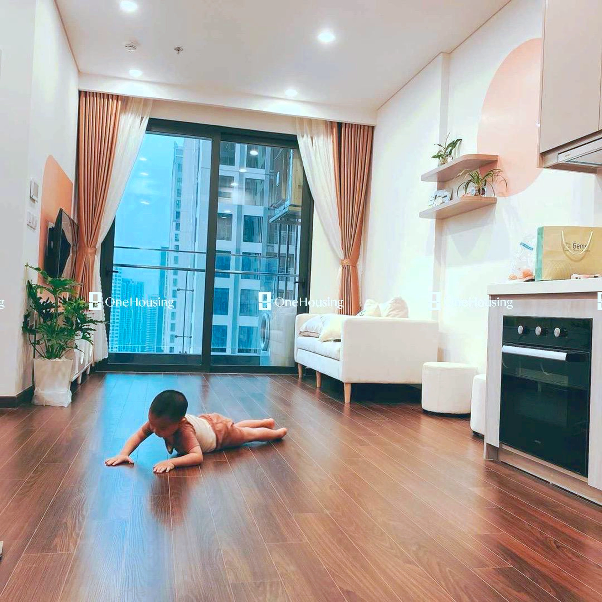 Căn 1PN+ toà C - Masteri West Heights